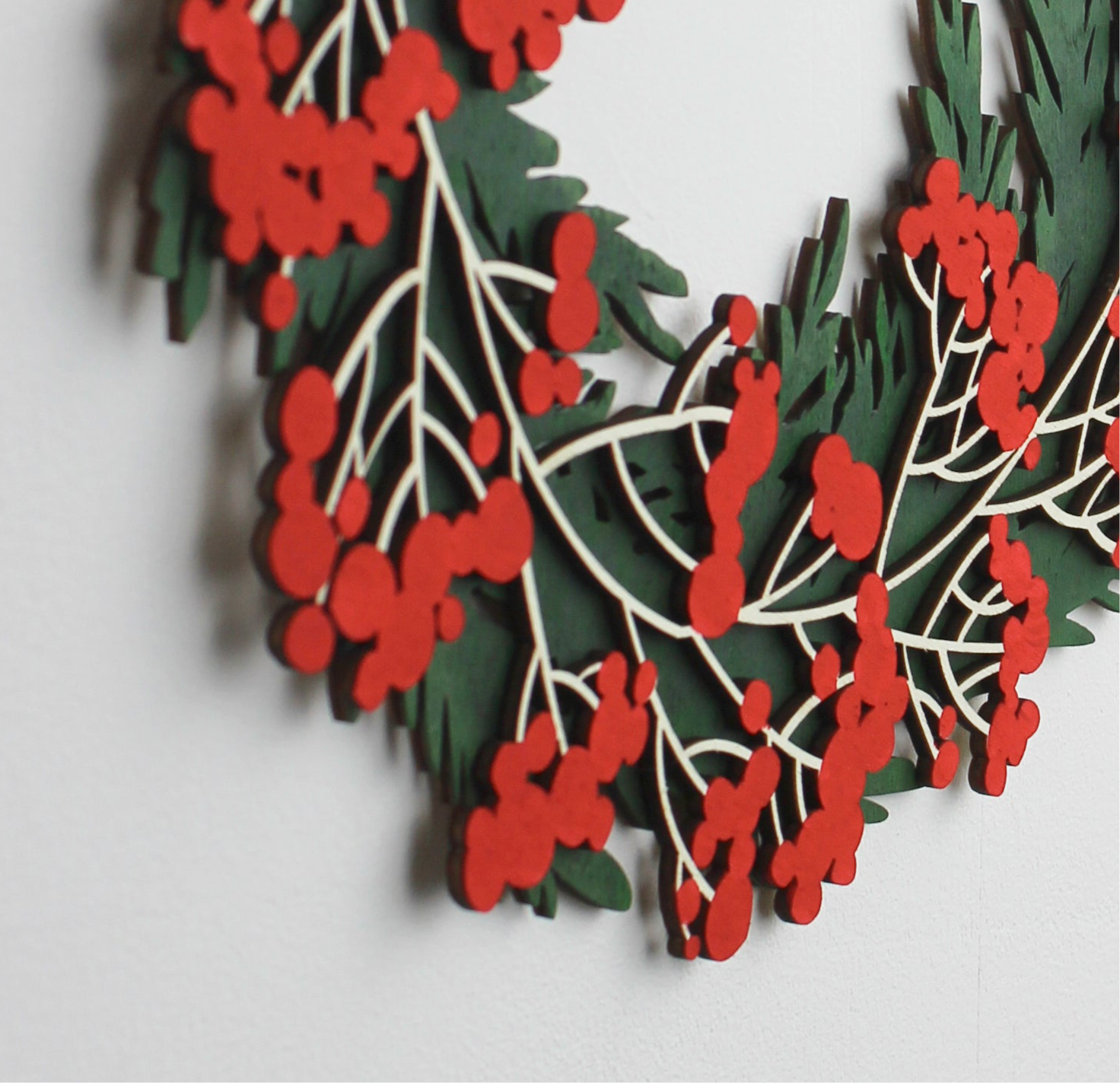 Winter Wreath with Custom Berries