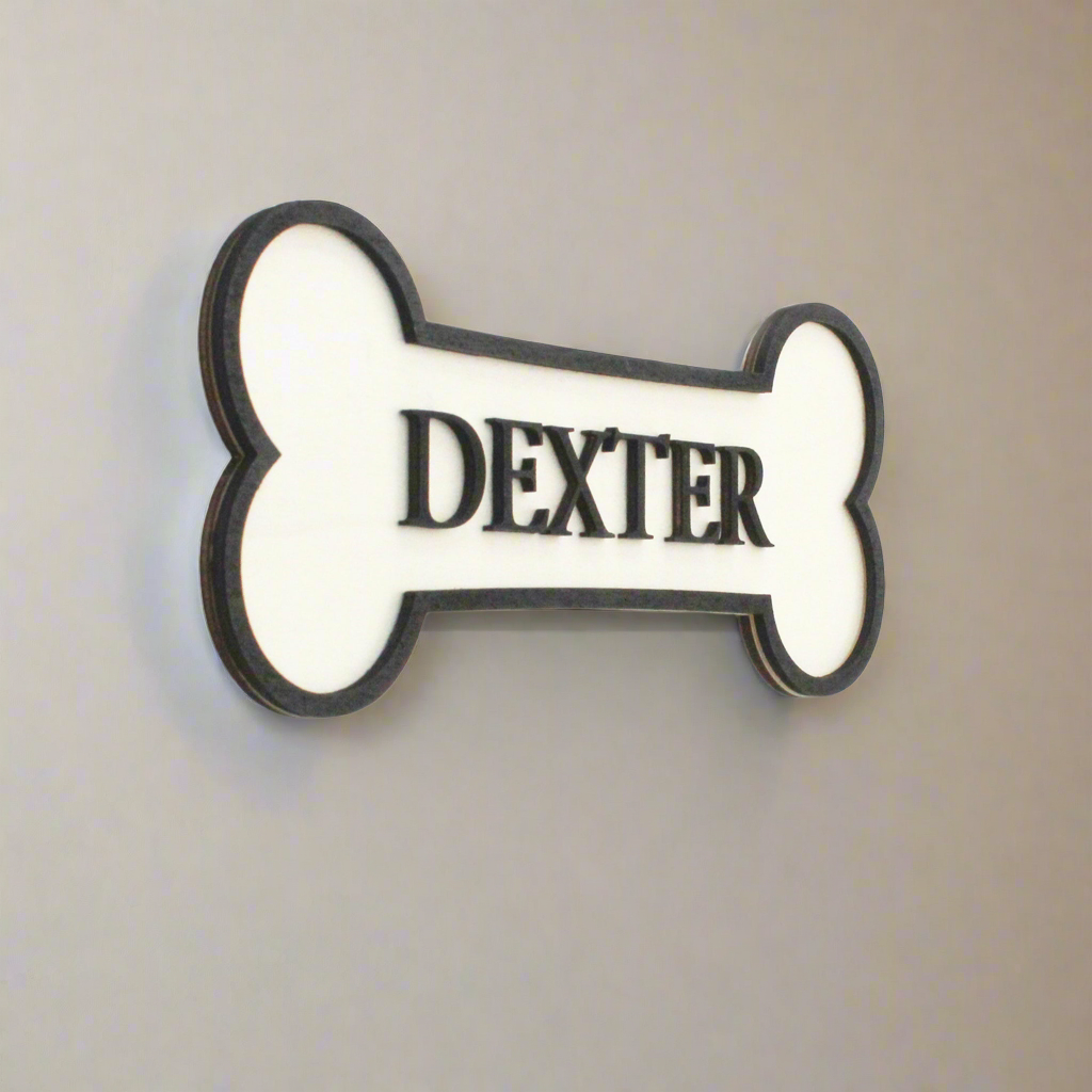 Personalised Dog Bone Sign