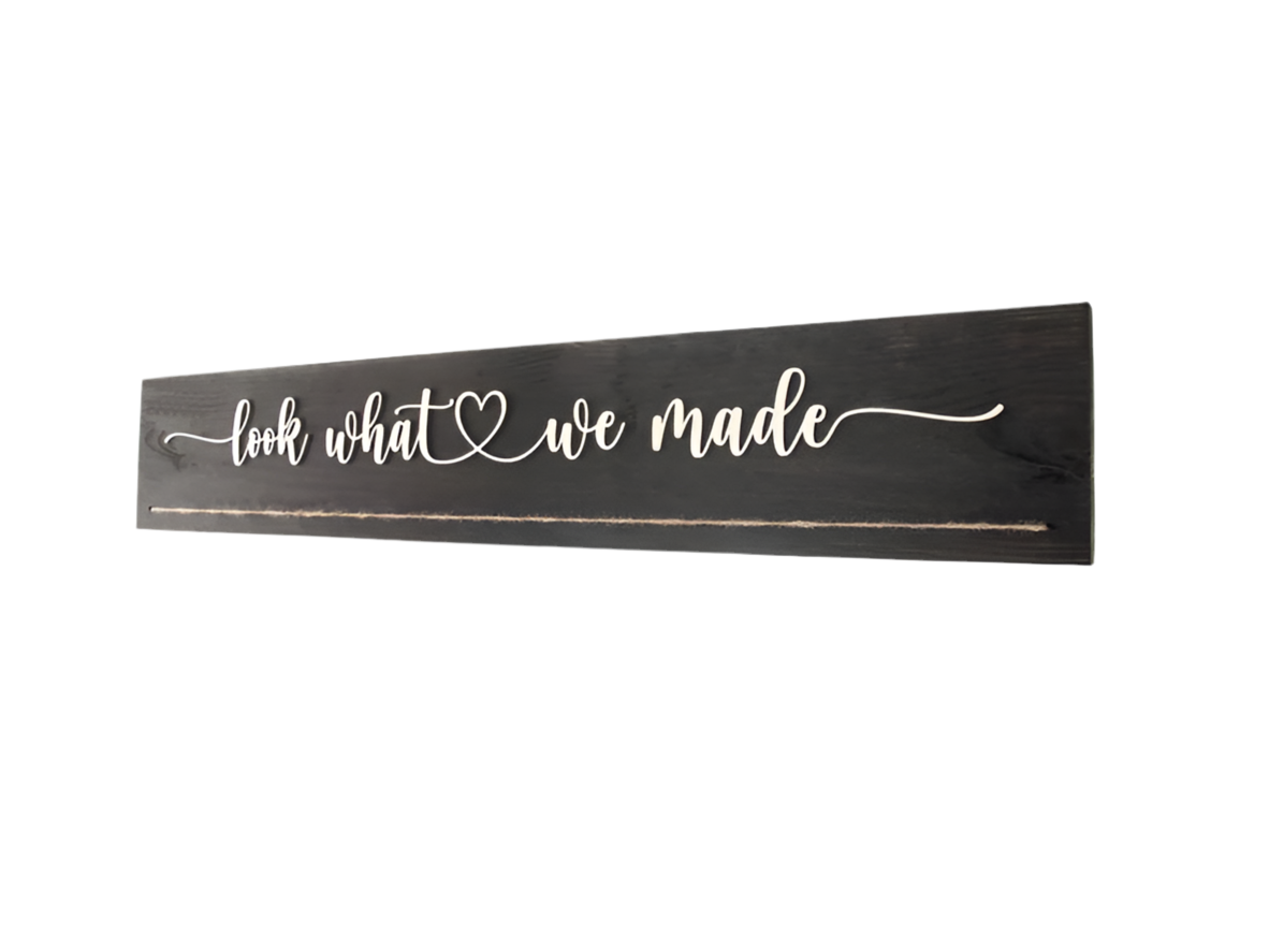 Personalised Love Heart Wall-Mounted Children’s Art Display with Pegs