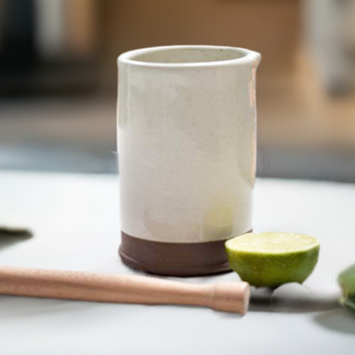 Mixologist Glazed Stoneware Cocktail Jug with Muddler