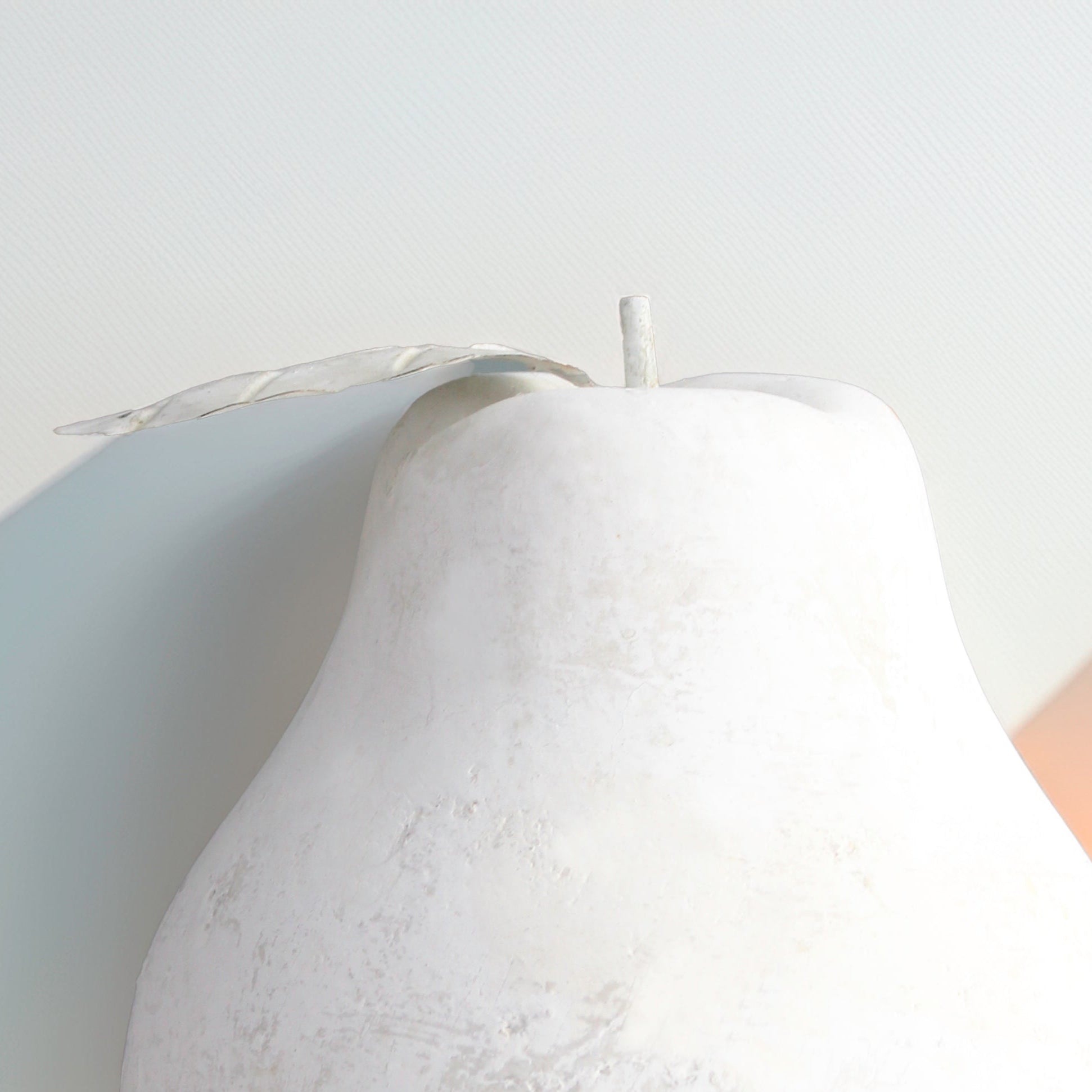 White washed Rustic Pear for kitchen Decor