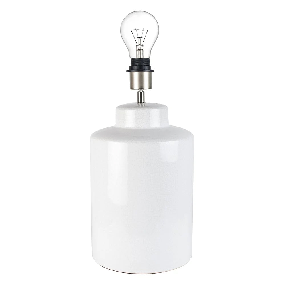 Crackled Ceramic Lamp Base