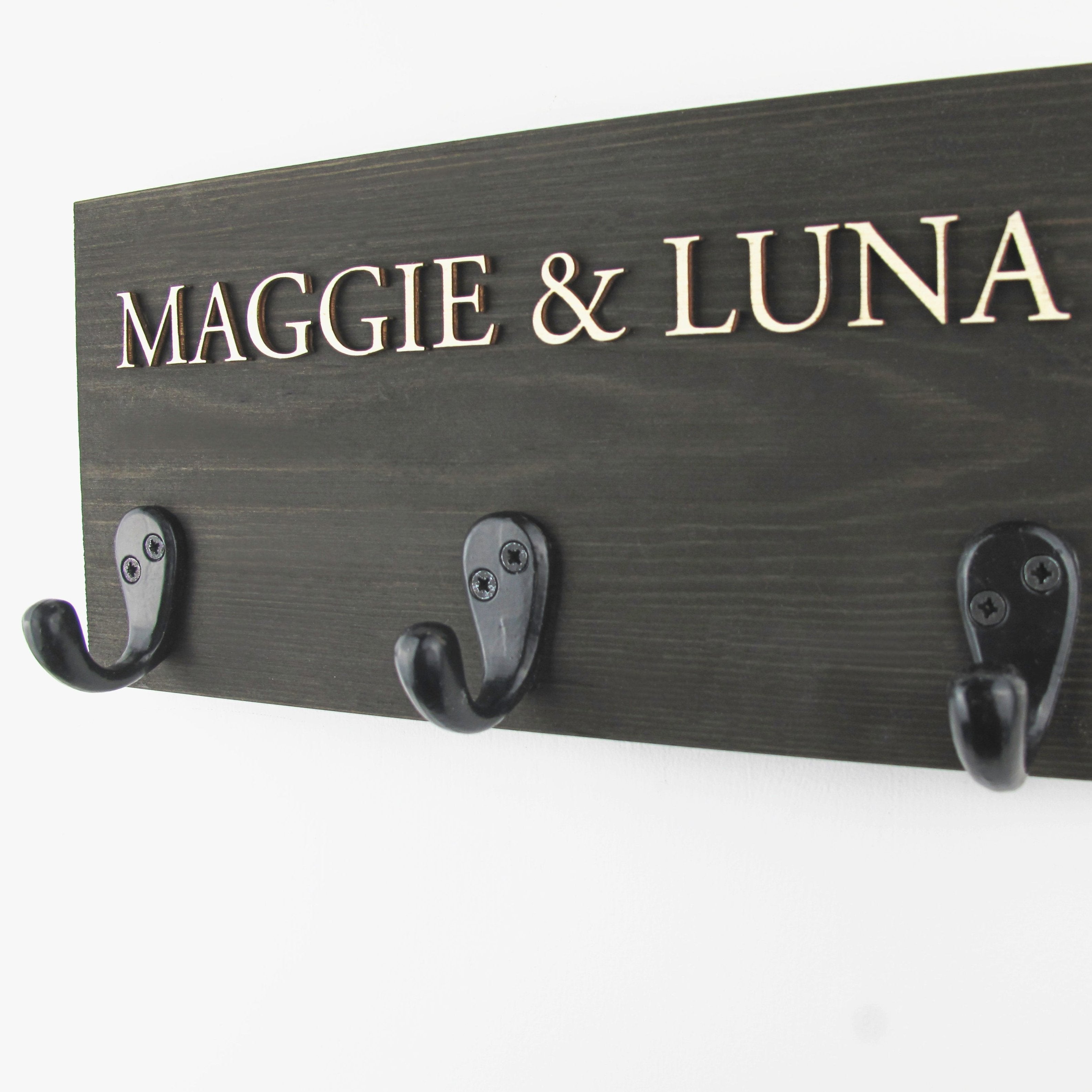 Personalised Dog Name lead Holder