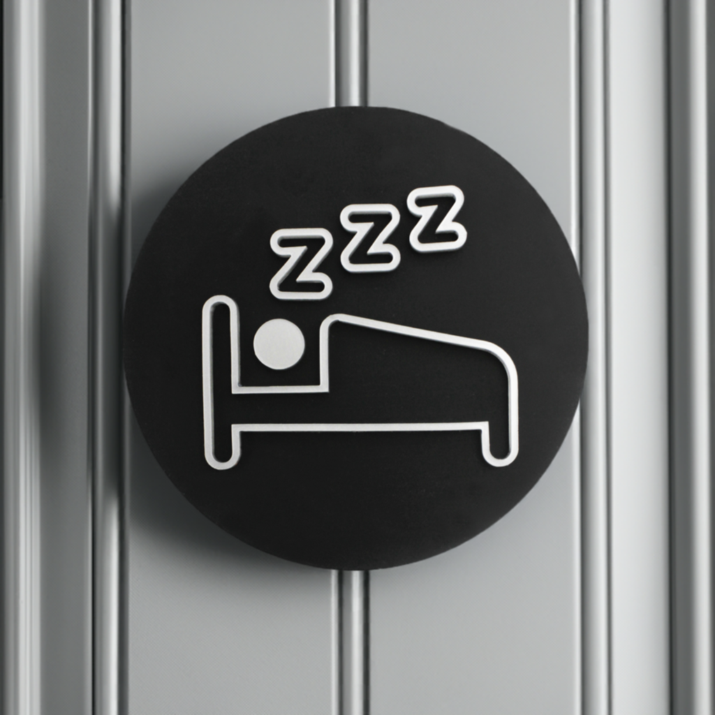 Funny Bedroom Door Plaque - Available in Two Sizes