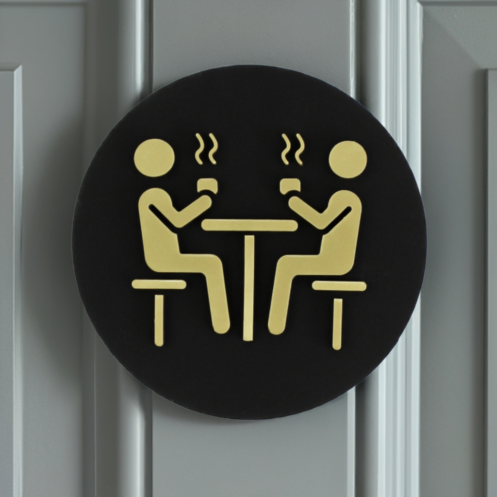 Fun Dining Room/Kitchen Door Plaque - Available in Two Sizes
