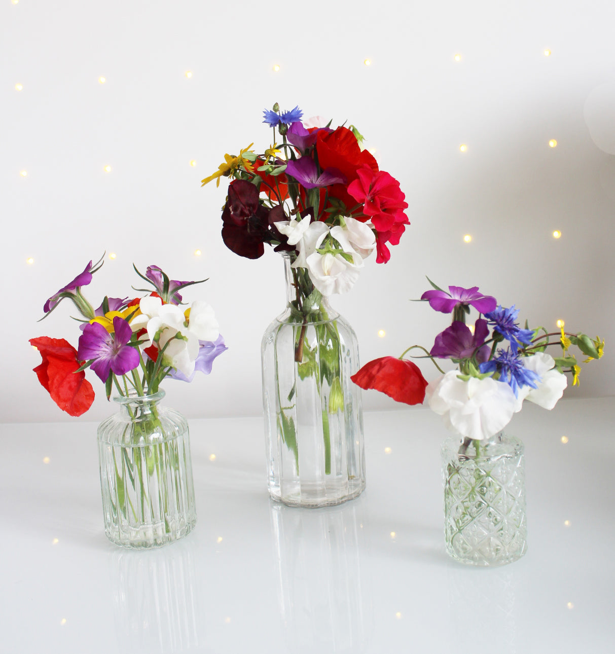 Glass Vases Set