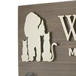 Personalised Dog Lead Hook Sign –  Dog Breed Silhouette