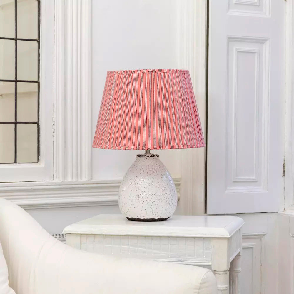 Lampshade Stripe Raspberry - Available in 2 Sizes