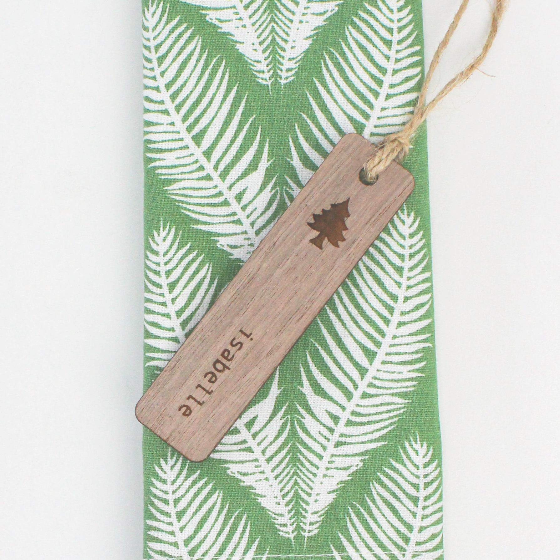 Vibrant Green Leaf Napkin – Hand Block Printed