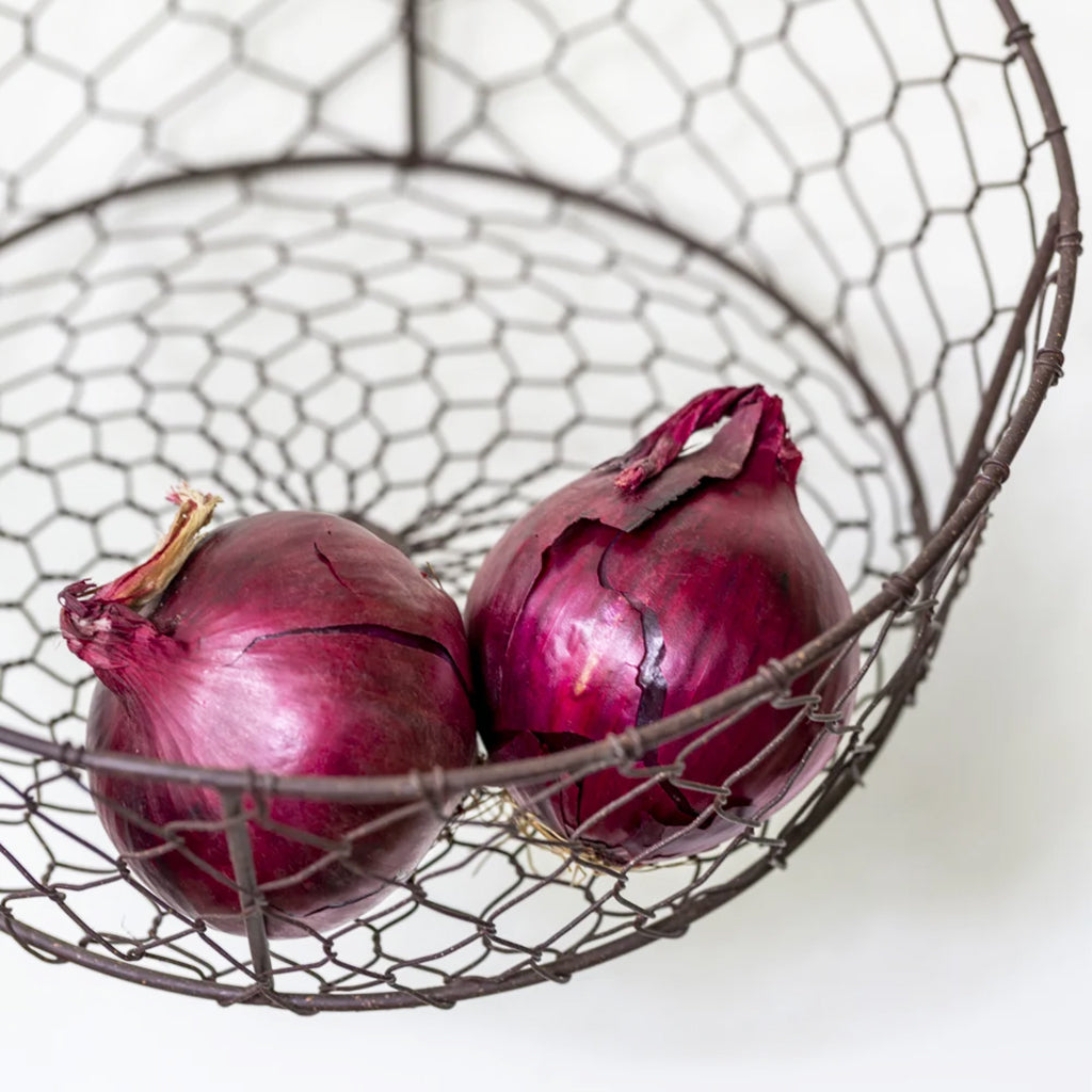 Tear Drop Wire Hanging Basket