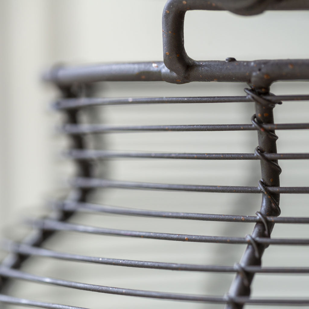 Large Wire Egg Basket with Handle