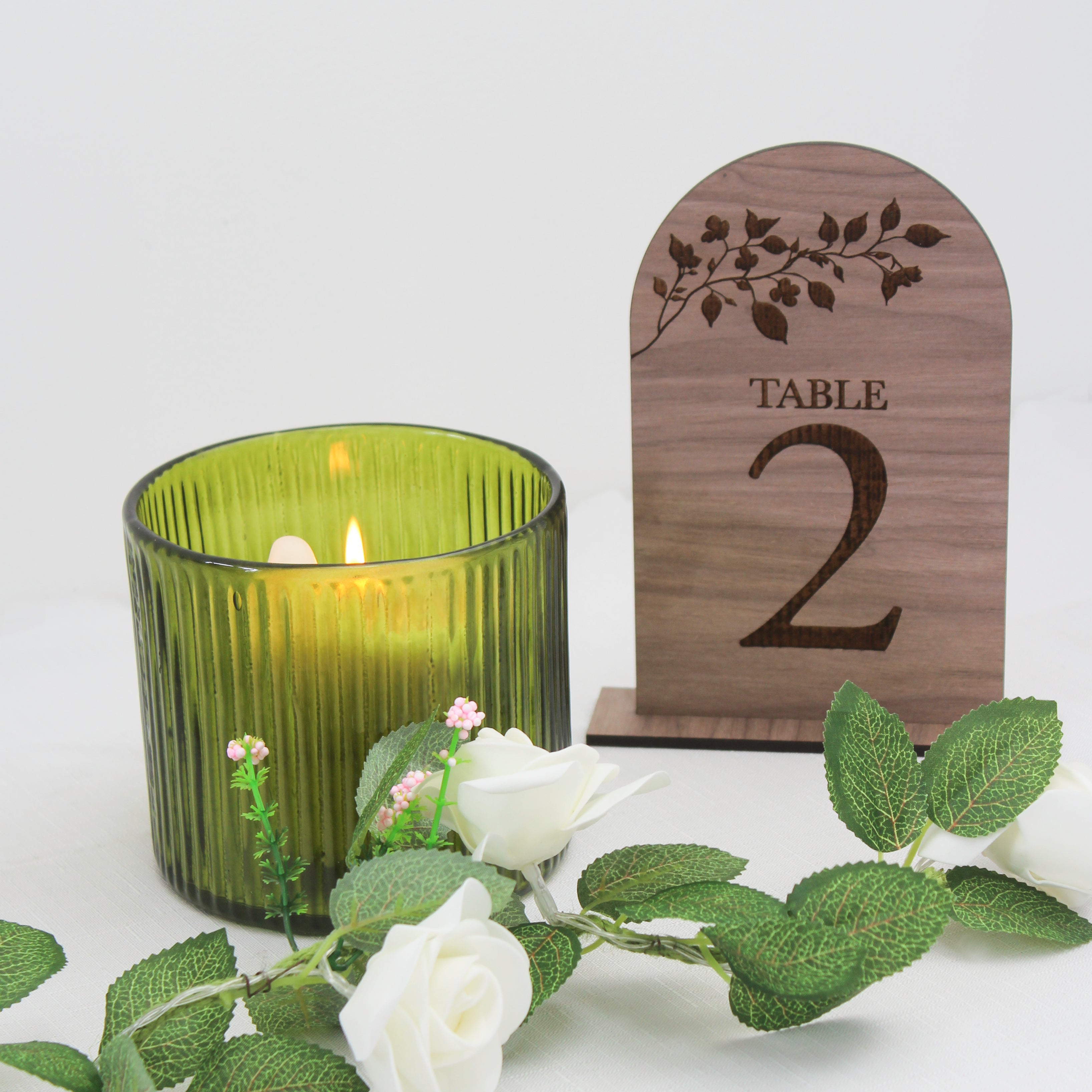 Rustic Wooden Wedding Table Numbers – Personalised