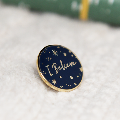 I Believe Enamel Pin - Embrace the Magic of Belief