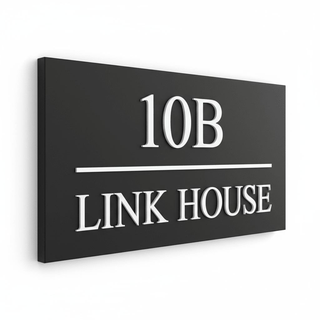 Large Raised Design Sign - Mac and Lilly