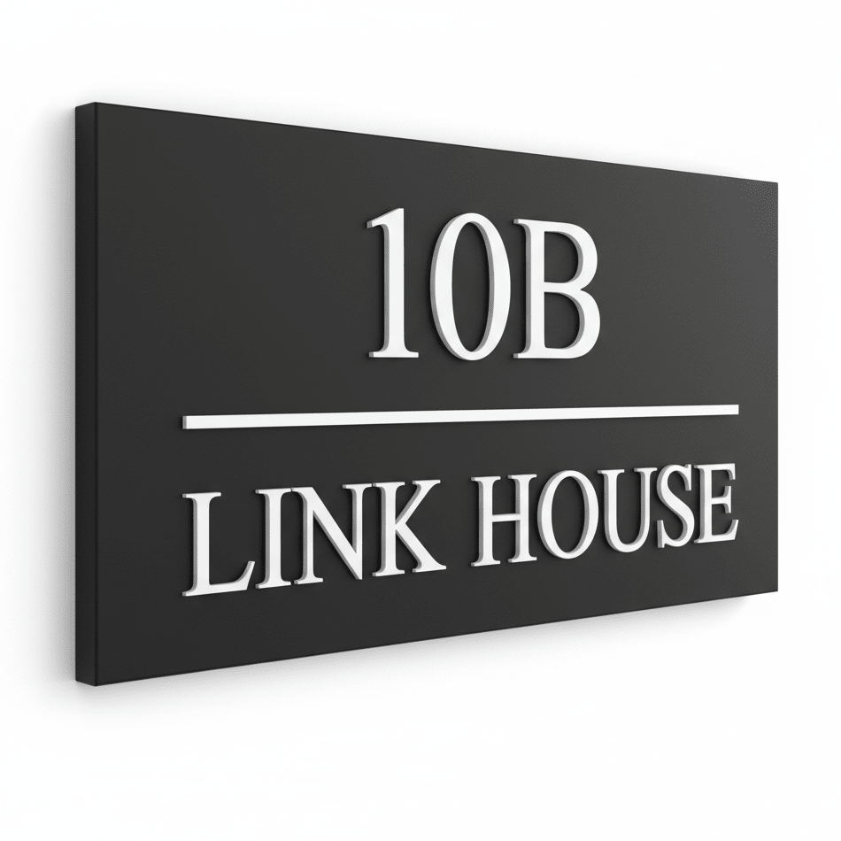 Large Raised Design Sign - Mac and Lilly