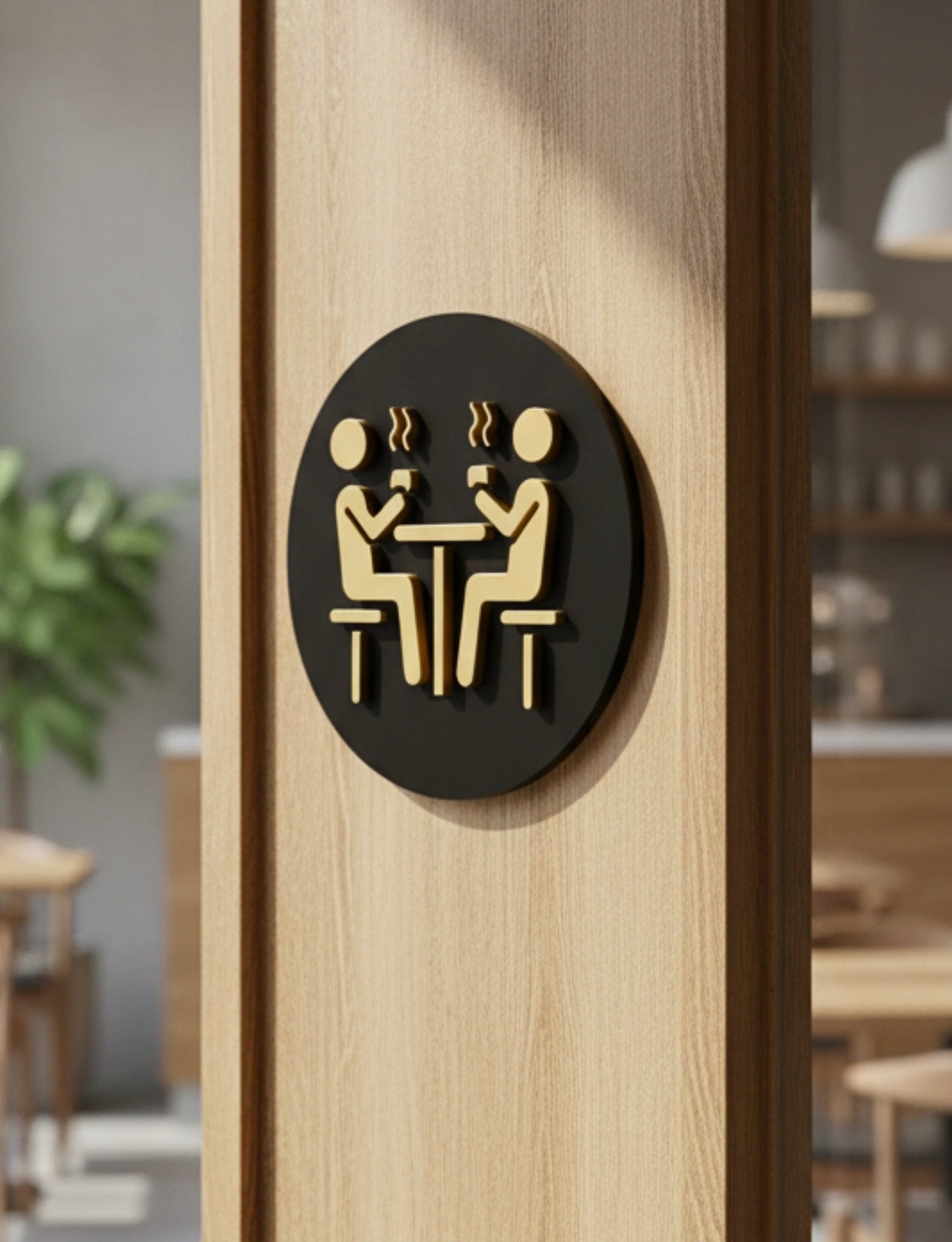 Fun Dining Room/Kitchen Door Plaque - Available in Two Sizes - Mac and Lilly