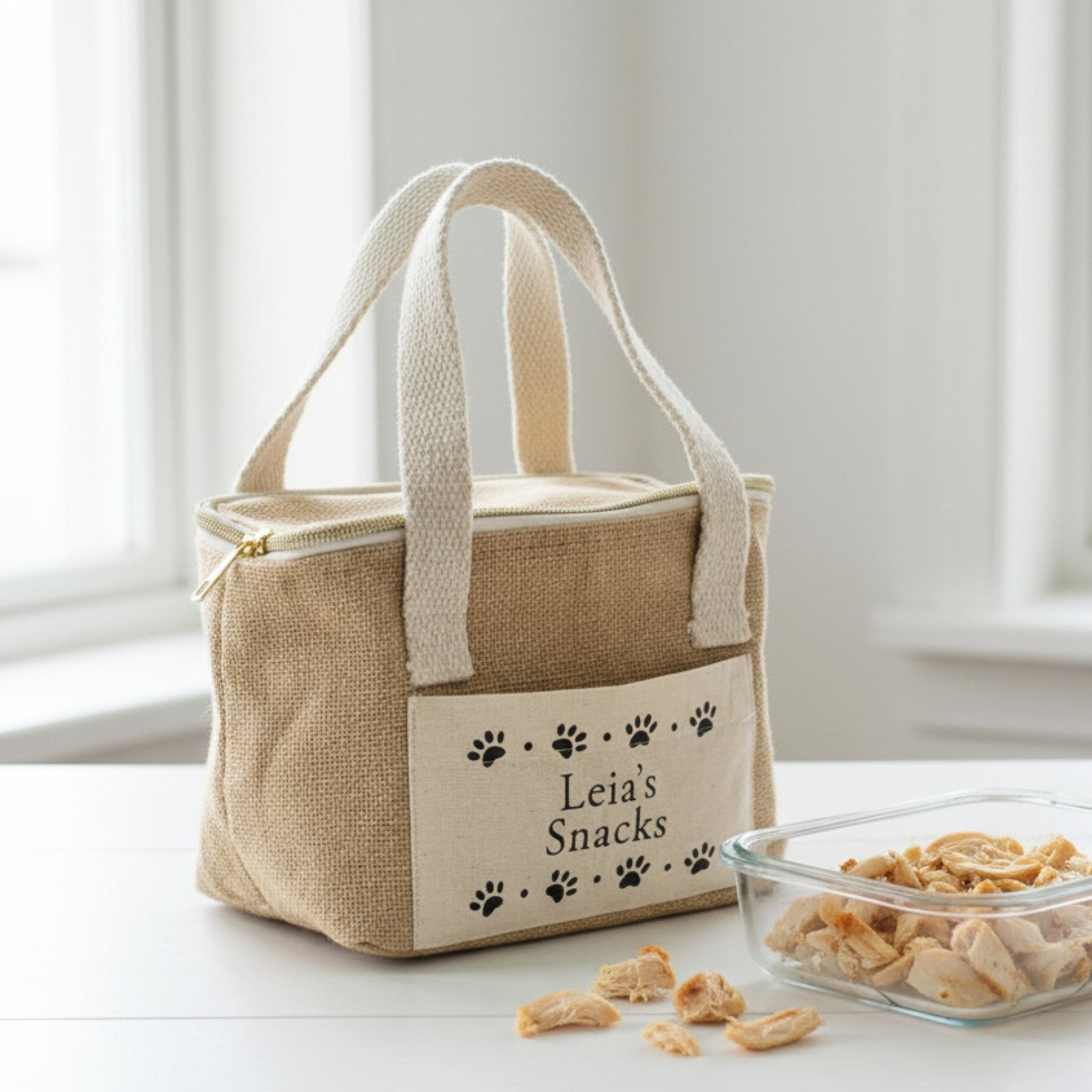 Personalised Dog Treat & Lunch Cool Bag - Mac and Lilly
