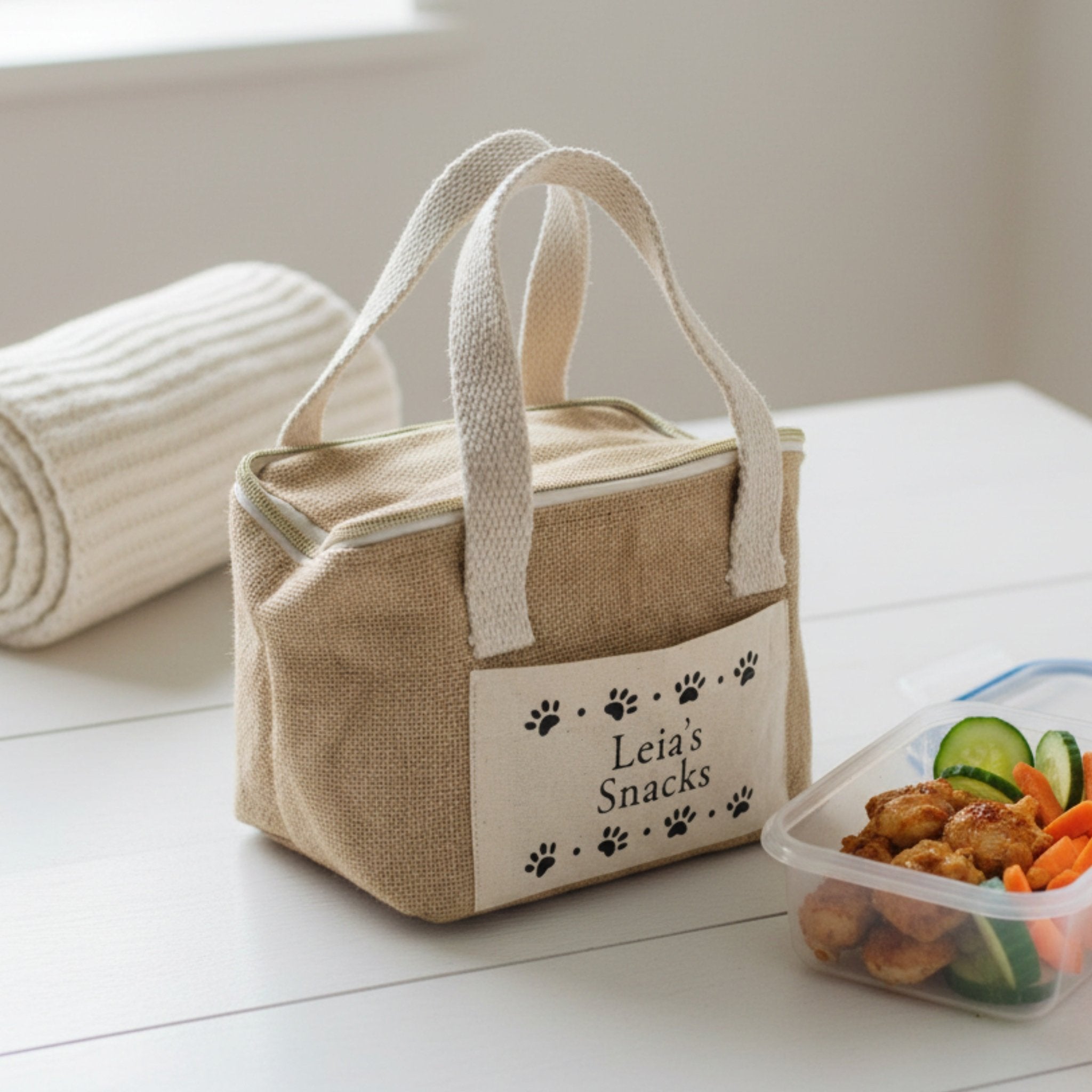 Personalised Dog Treat & Lunch Cool Bag - Mac and Lilly