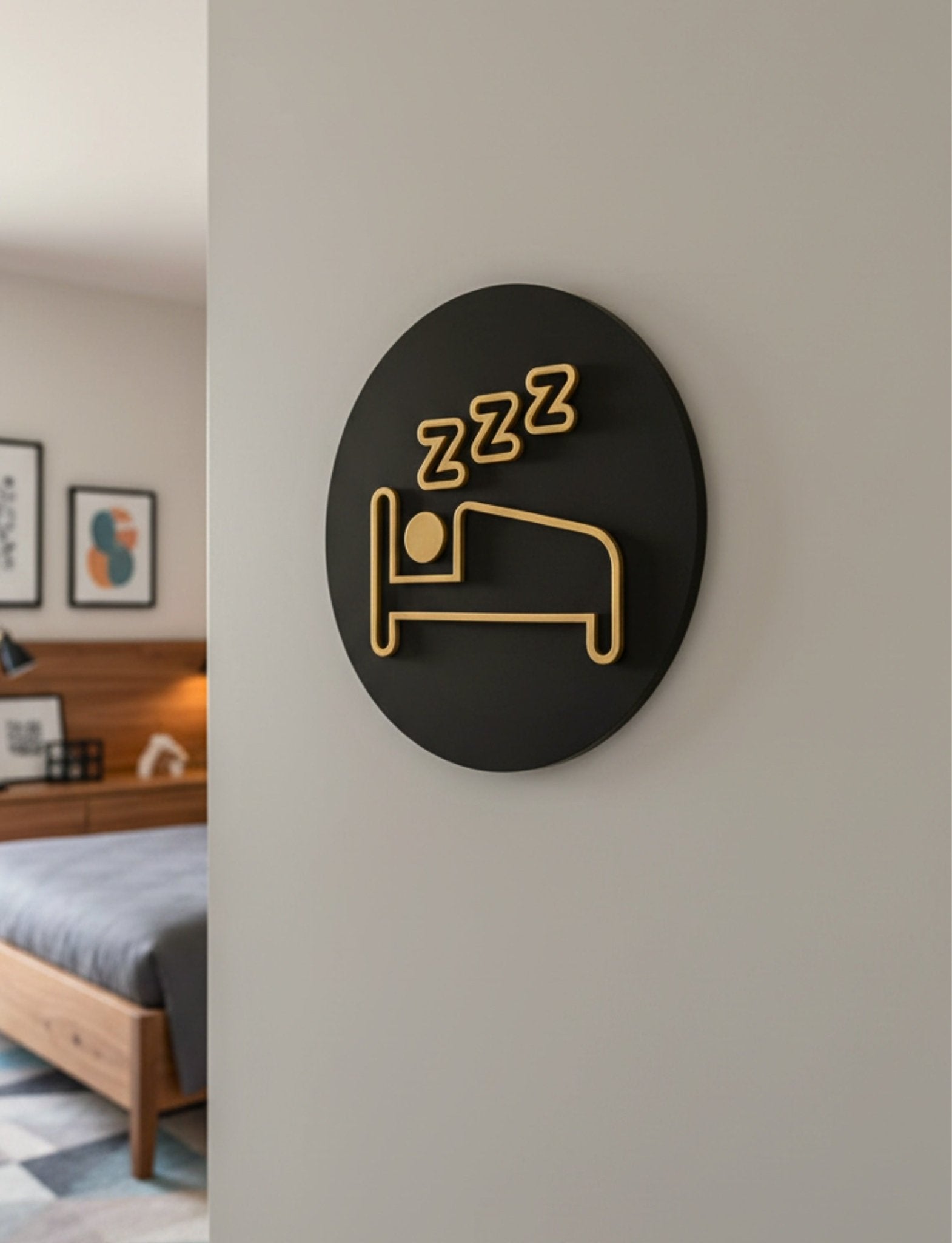 Funny Bedroom Door Plaque - Available in Two Sizes - Mac and Lilly