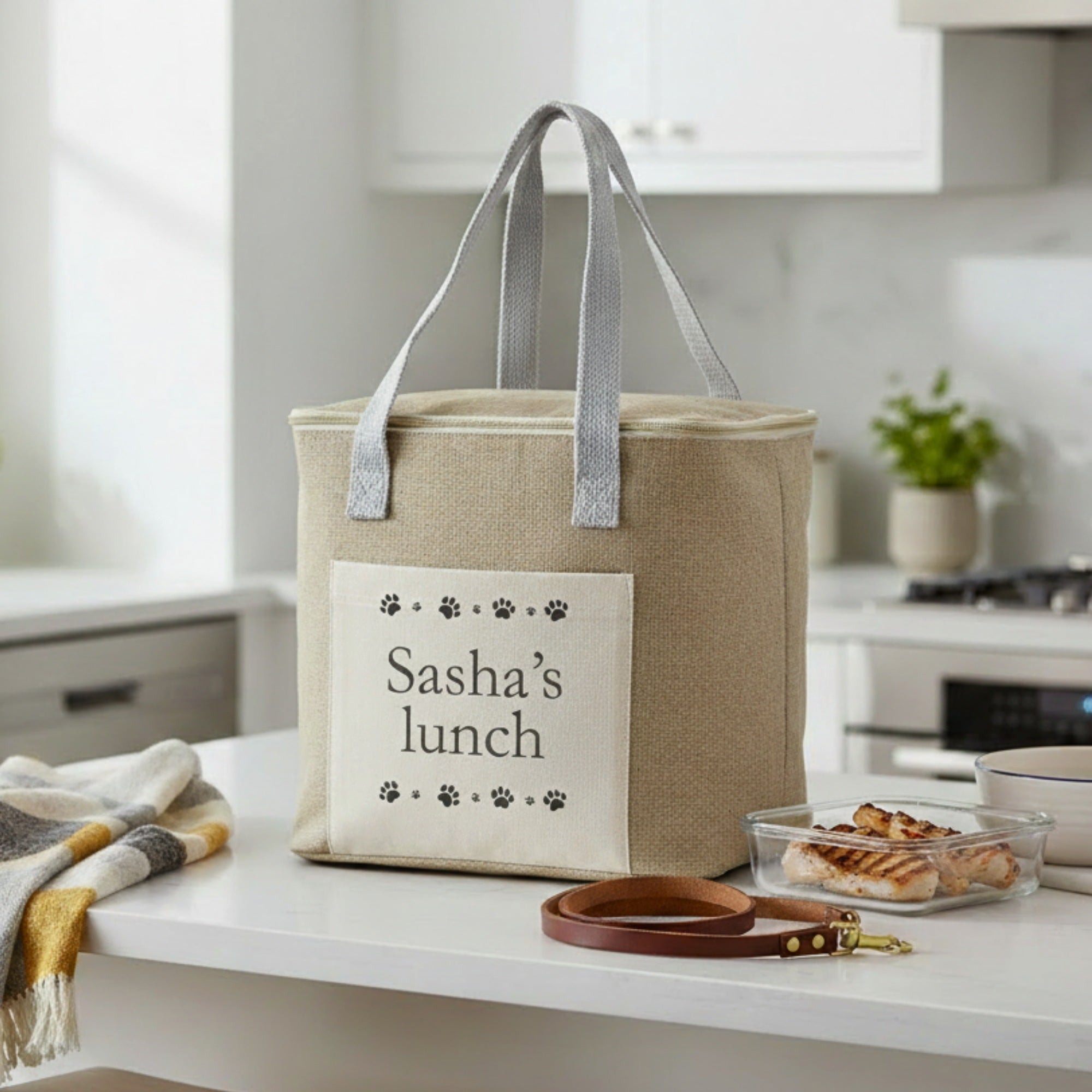 Personalised Dog Treat & Lunch Cool Bag - Mac and Lilly