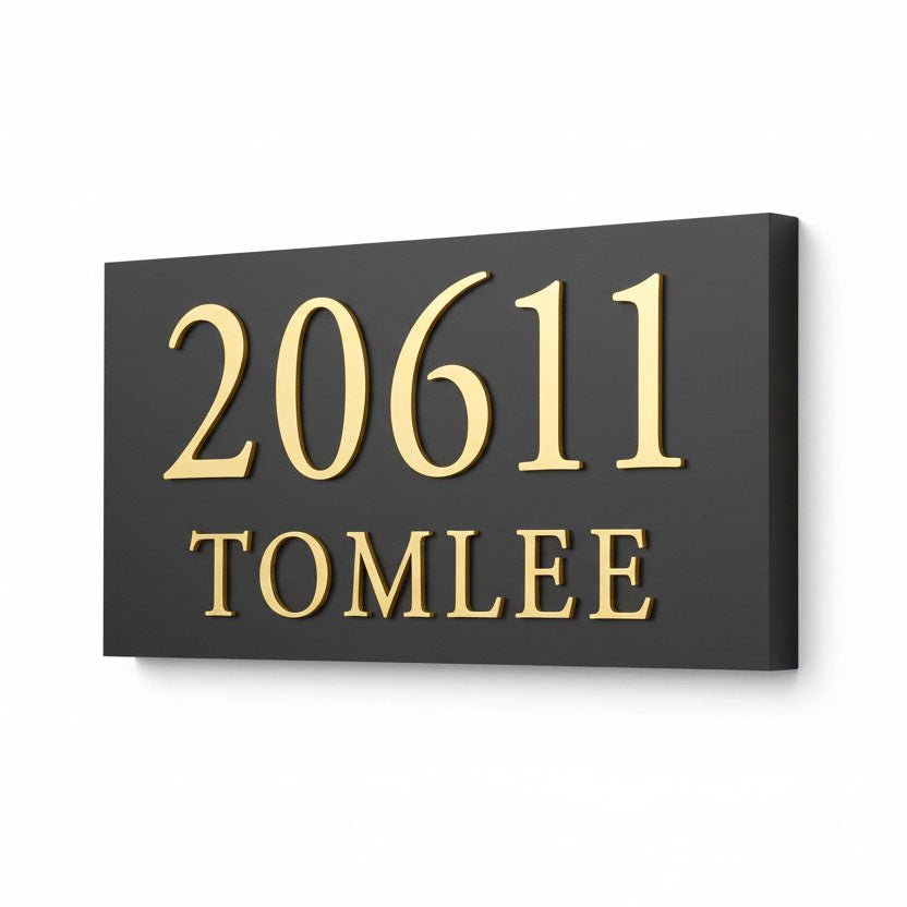 Large Raised Design Sign - Mac and Lilly