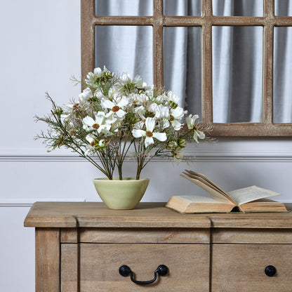 Light Green Ceramic Stem Fower Vase