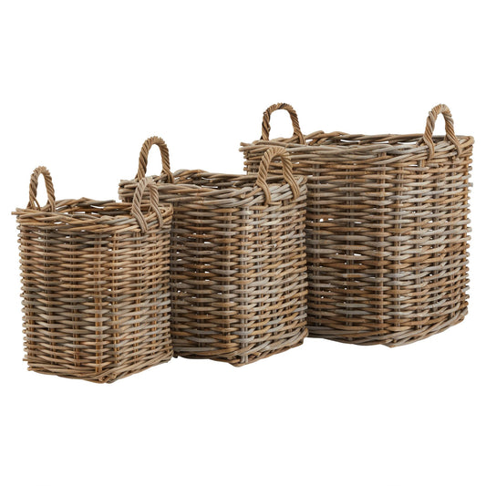 Set of three Kubu Baskets