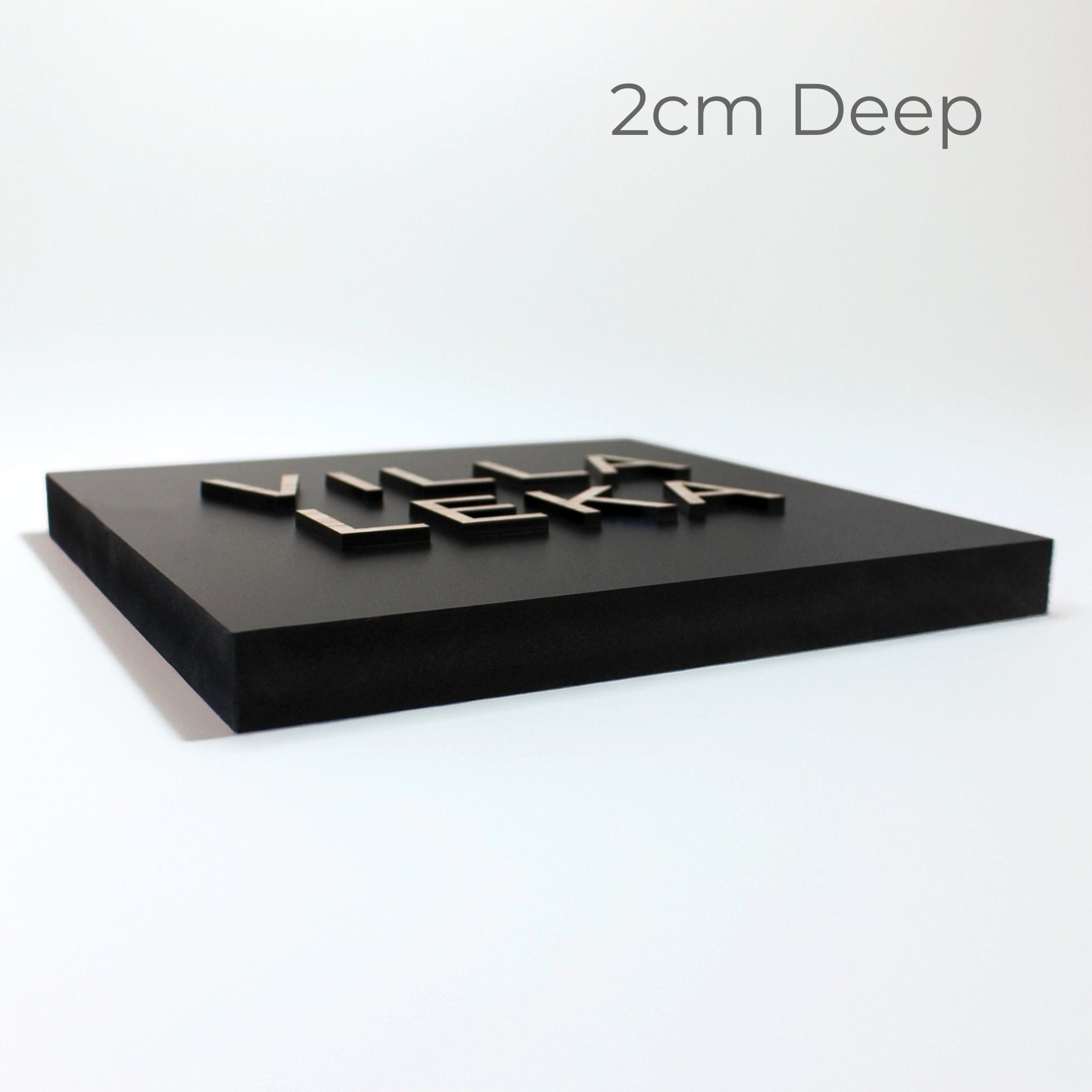 Square Raised Letter House Sign | Mac & Lilly UK - Mac and Lilly