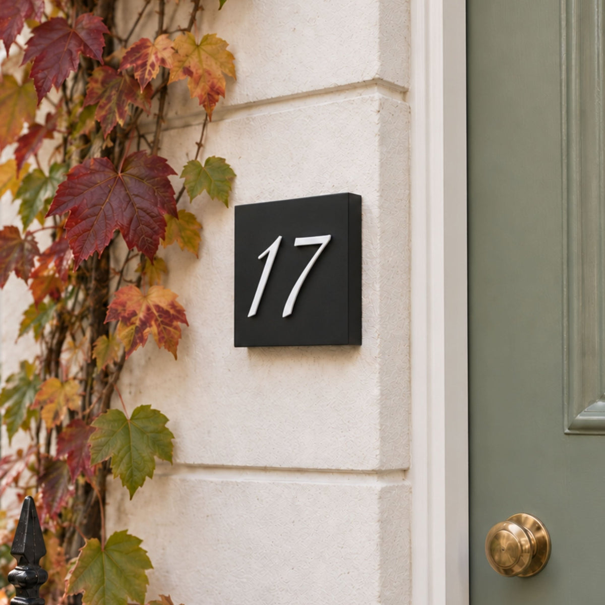 Personalised 3D House Number Sign – Compact Door Plaque - Mac and Lilly