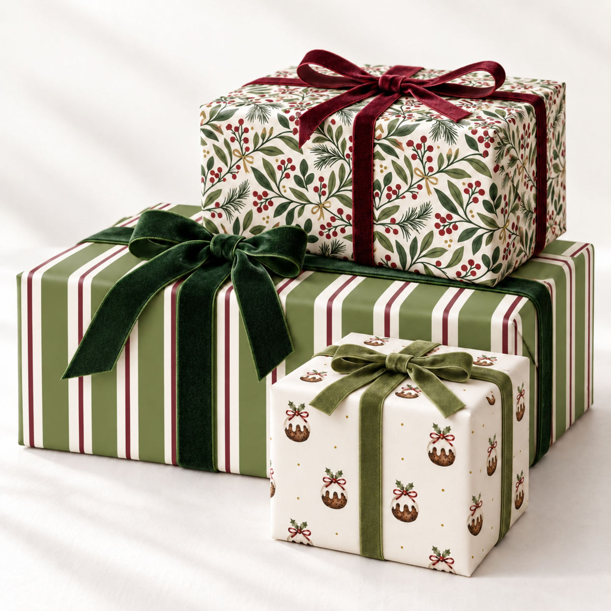 Christmas Mix & Match Wrapping Paper Set | Choose Your Designs| Large 50 x 85cm Sheets | 140gsm