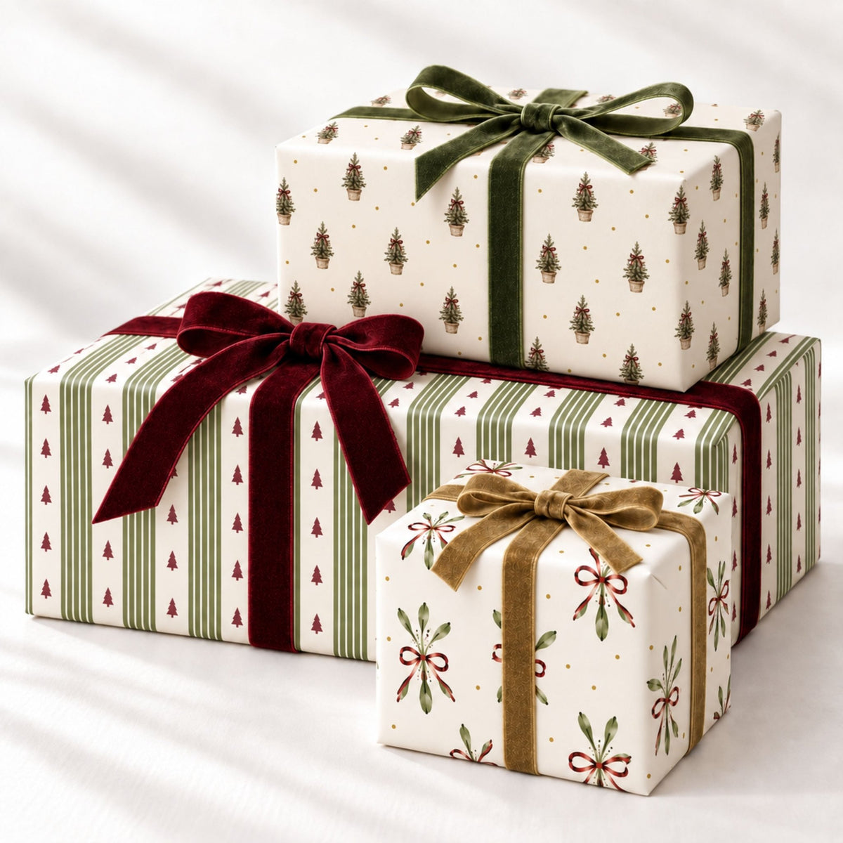 Christmas Mix & Match Wrapping Paper Set | Choose Your Designs| Large 50 x 85cm Sheets | 140gsm - Mac and Lilly