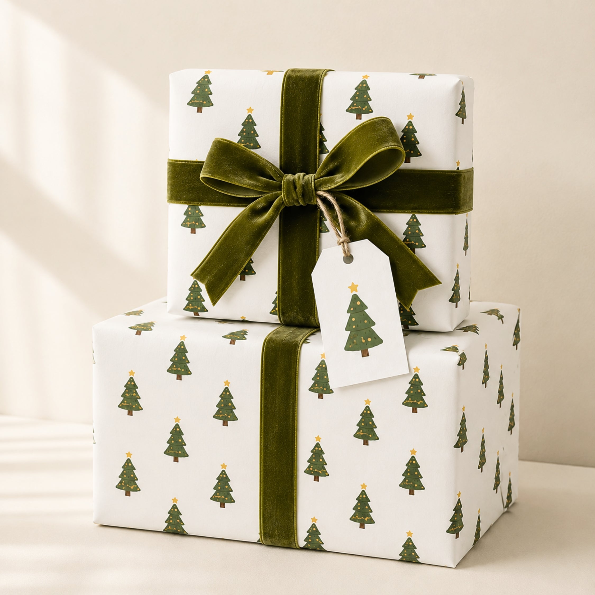 Christmas Tree's Gift Luxury Wrapping Paper