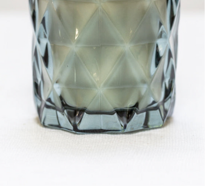 Candle in Glass Votive Smoky Blue