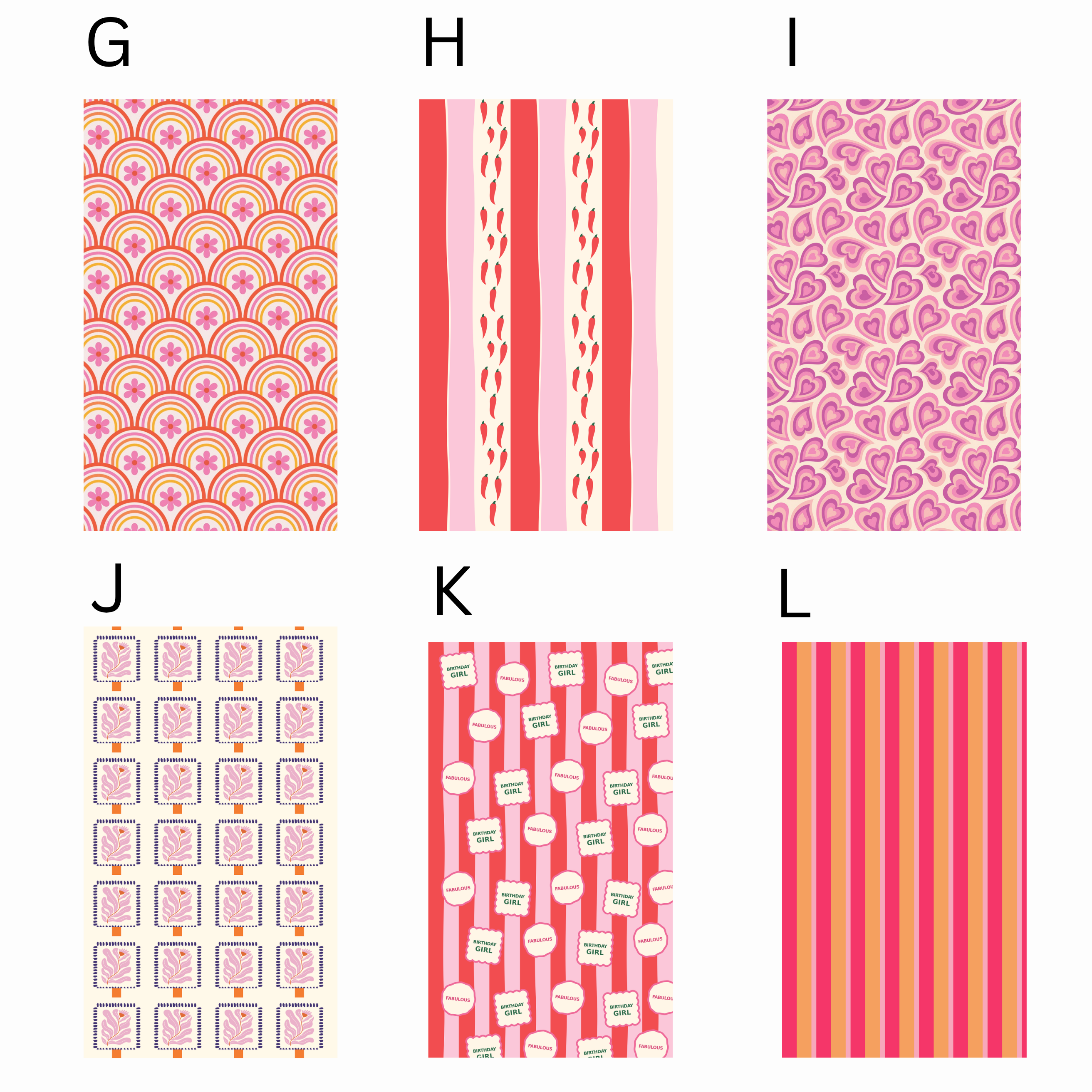 Mix & Match Gift Wrap | 140gsm Large Paper