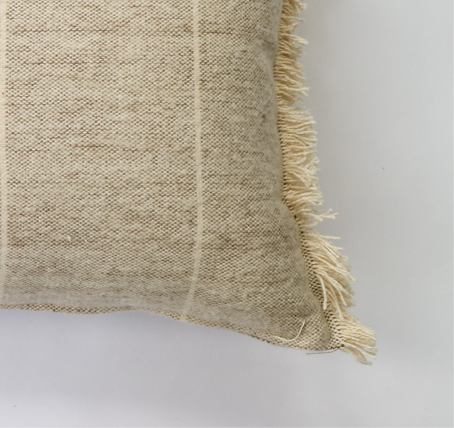 Brushed Striped Breakfast Cushion in a Honey Colour