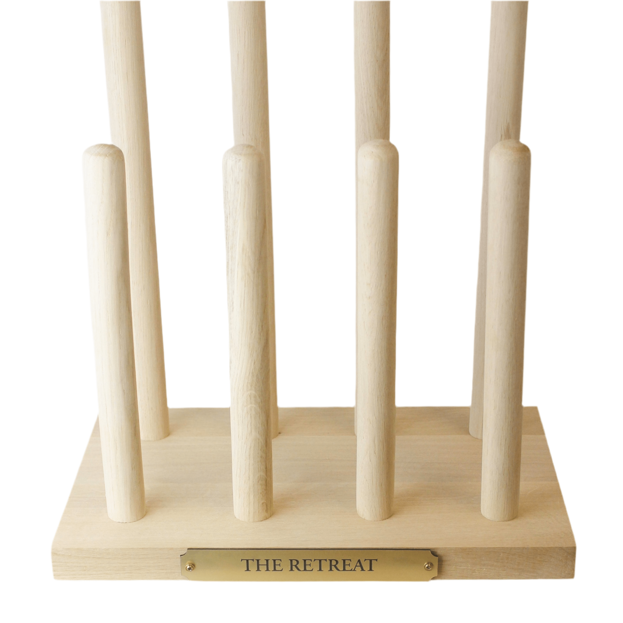 Personalised Solid Oak Welly Boot Rack - Mac and Lilly