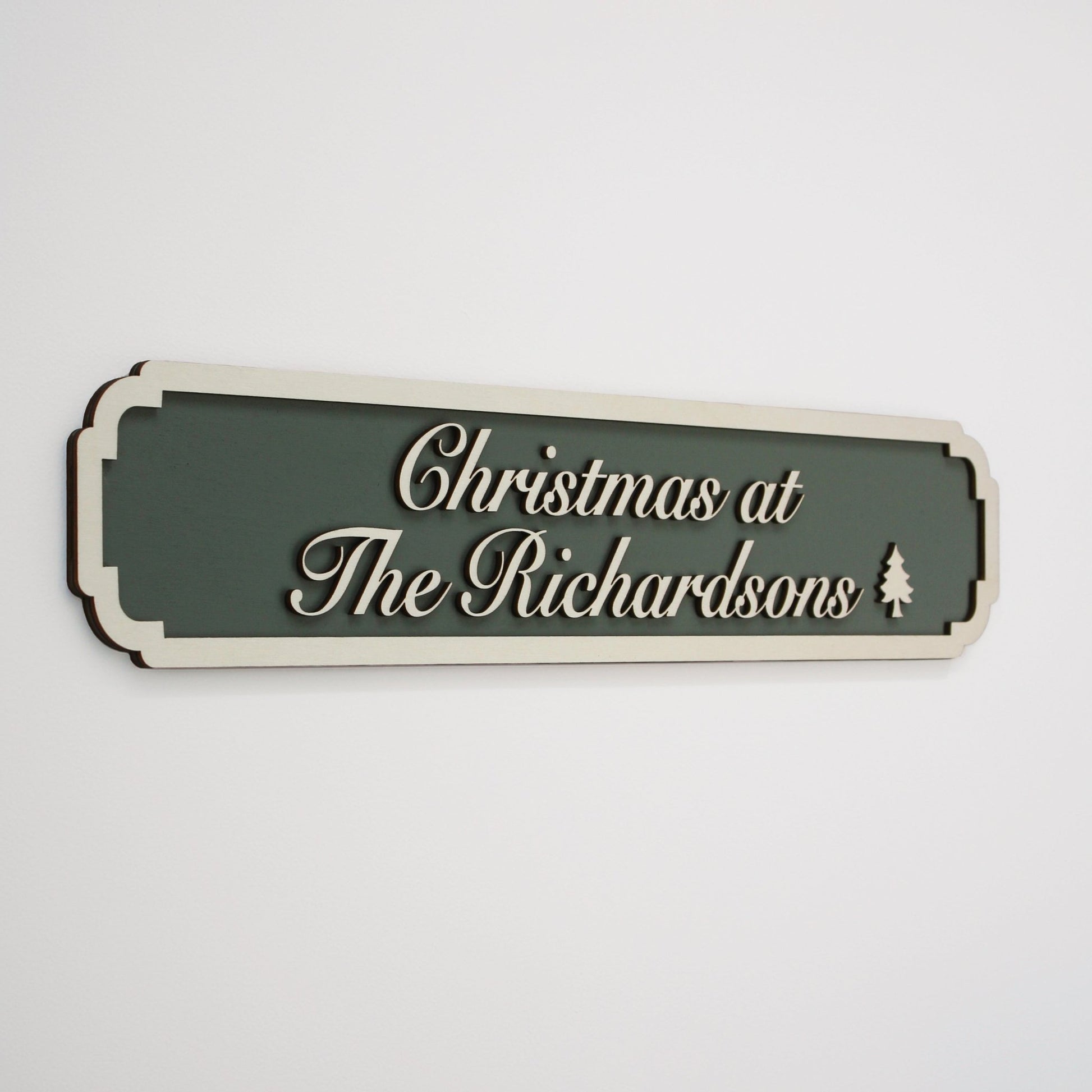 Personalised Street - Style Wall Sign in Various Colours - Mac and Lilly