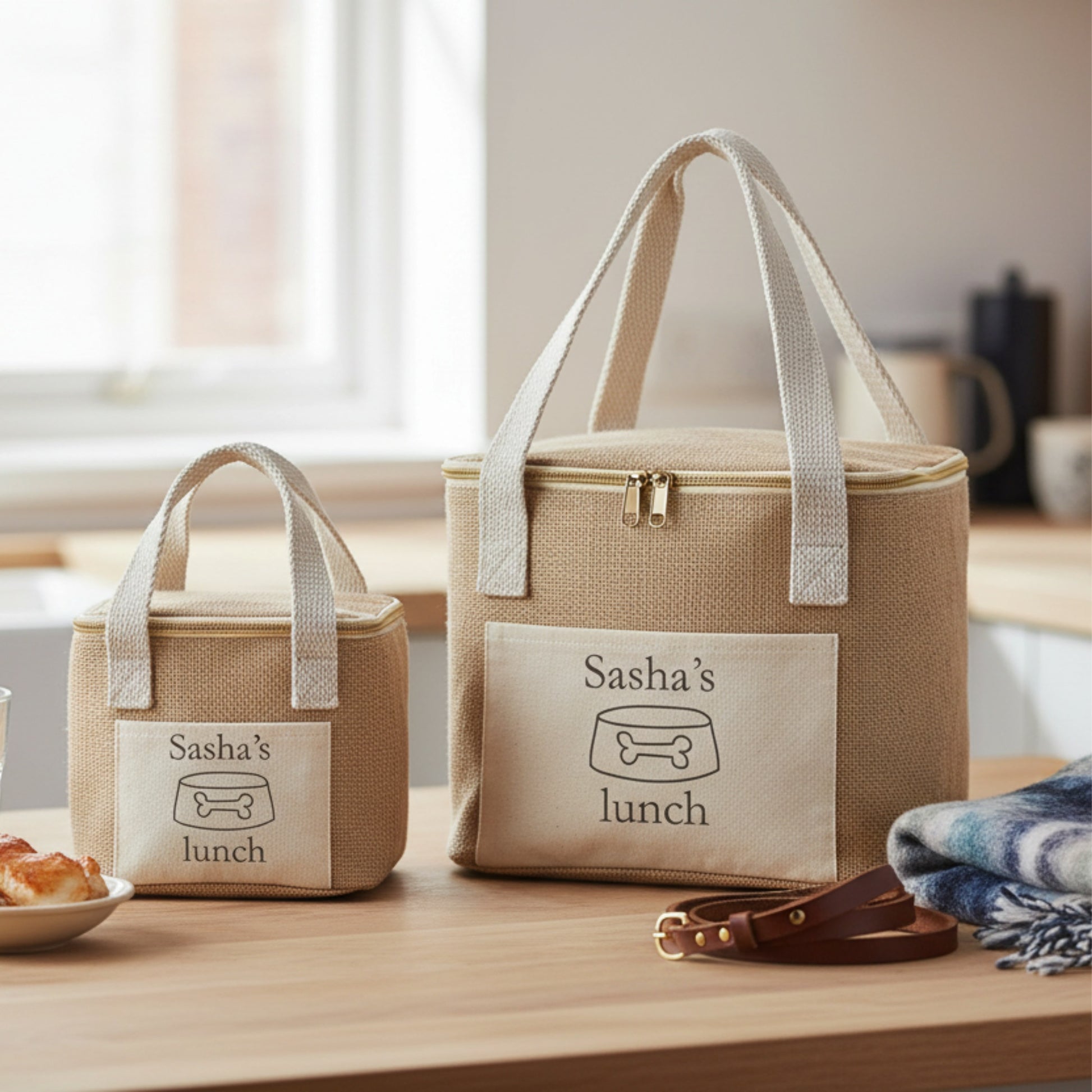 Personalised Dog Treat & Lunch Cool Bag - Mac and Lilly