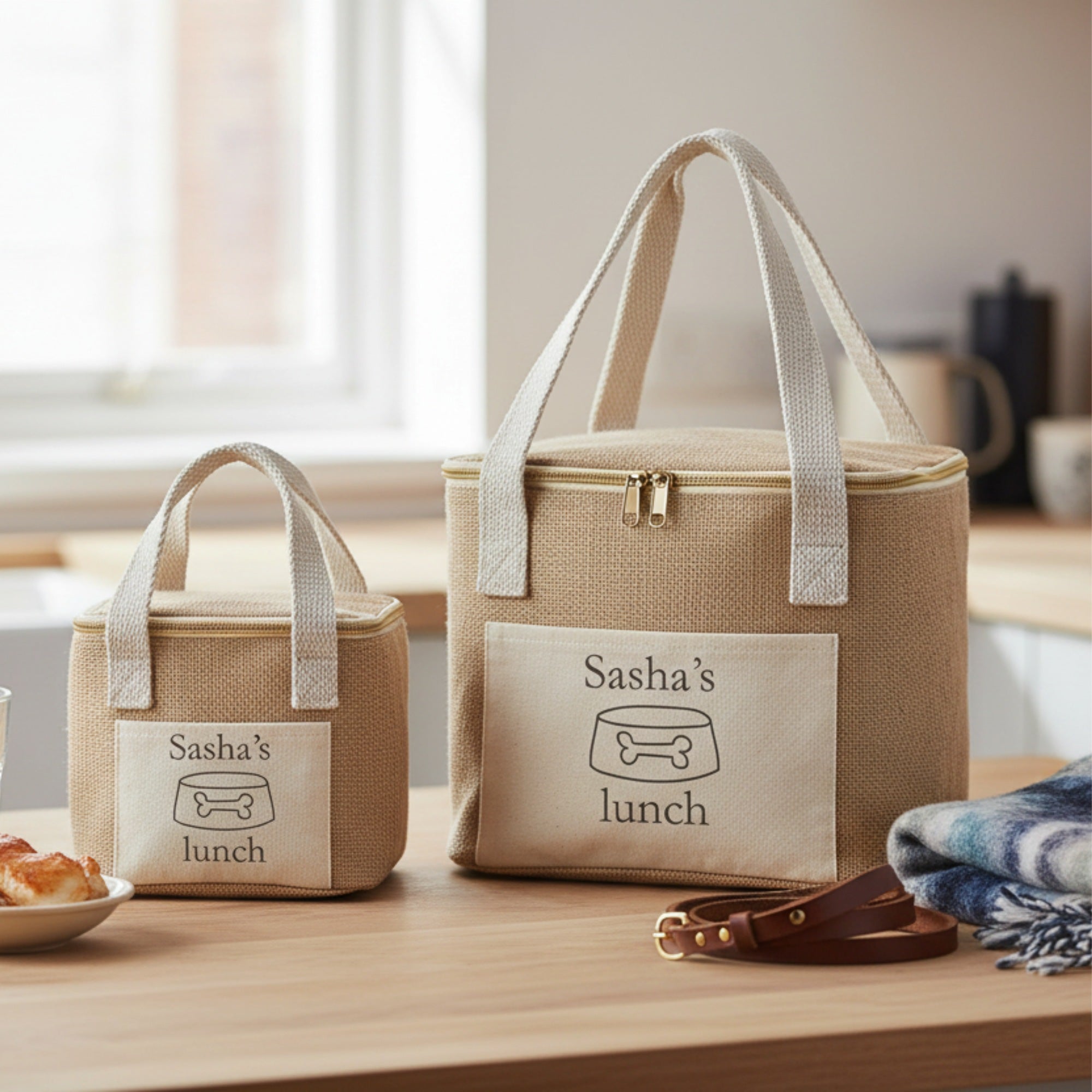 Personalised Dog Treat & Lunch Cool Bag - Mac and Lilly