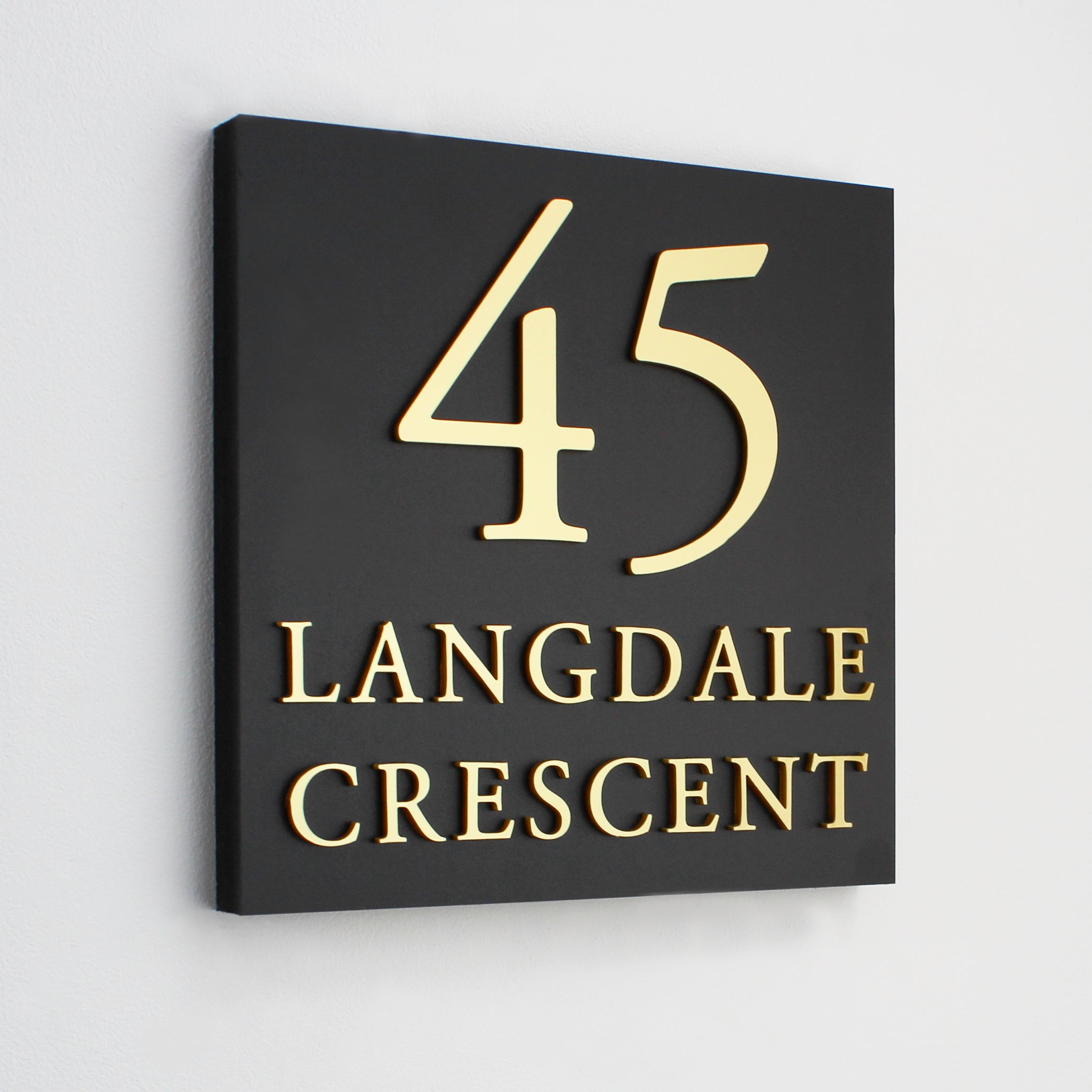 Square House Sign