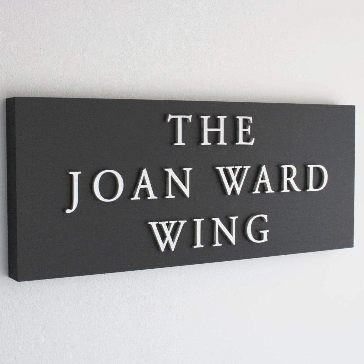 Wreay Large House Sign Choose from Gold, Silver or Wood Effect Lettering
