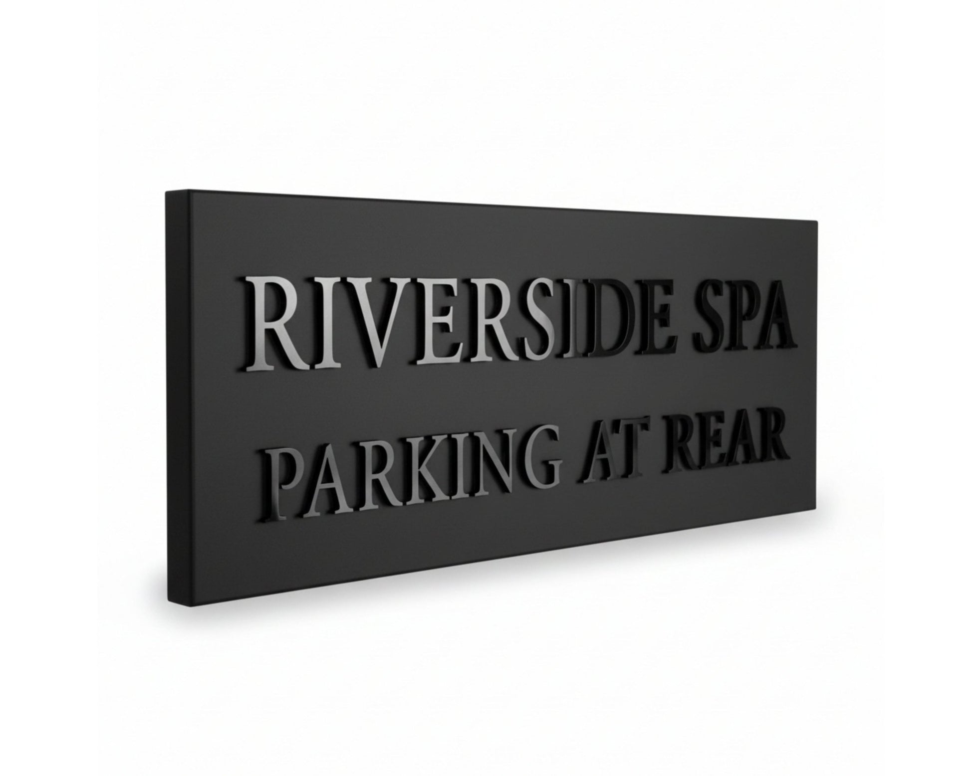 Classic Raised Letter House Sign | Modern Black Address Sign | Mac & Lilly UK Sign Makers - Mac and Lilly