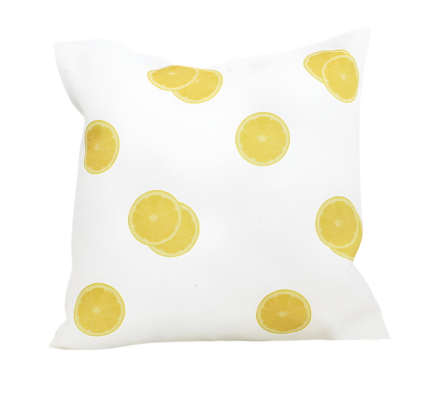 Lemon Slice Cushion – A Zesty Pop for Your Kitchen or Garden