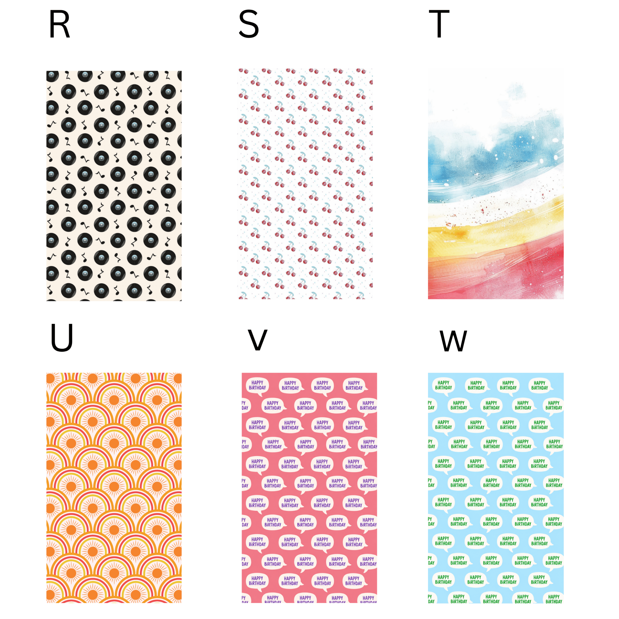 Mix & Match Gift Wrap | 140gsm Large Paper - Mac and Lilly