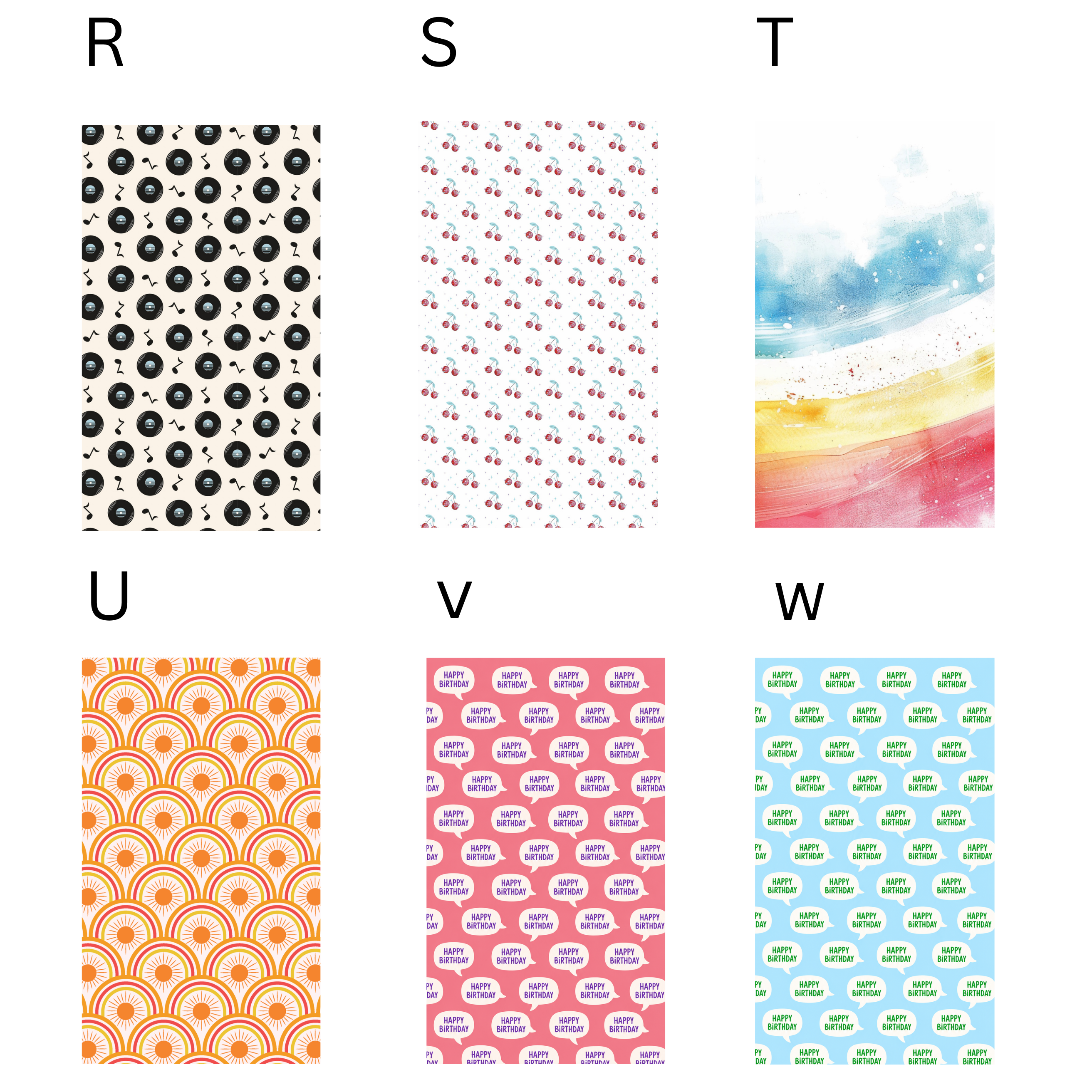 Mix & Match Gift Wrap | 140gsm Large Paper