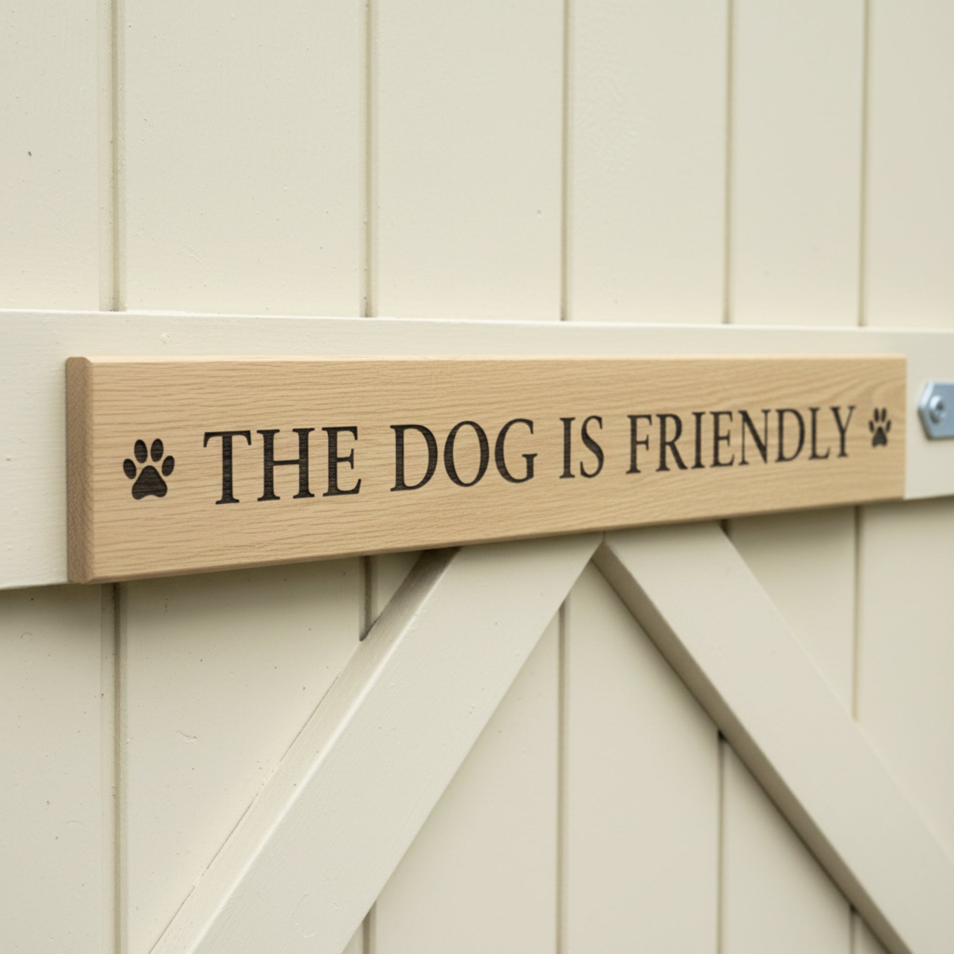 Personalised Accoya Wood Gate Sign | Engraved Wooden Gate Plaque | Premium Outdoor Sign | Mac and Lilly - Mac and Lilly