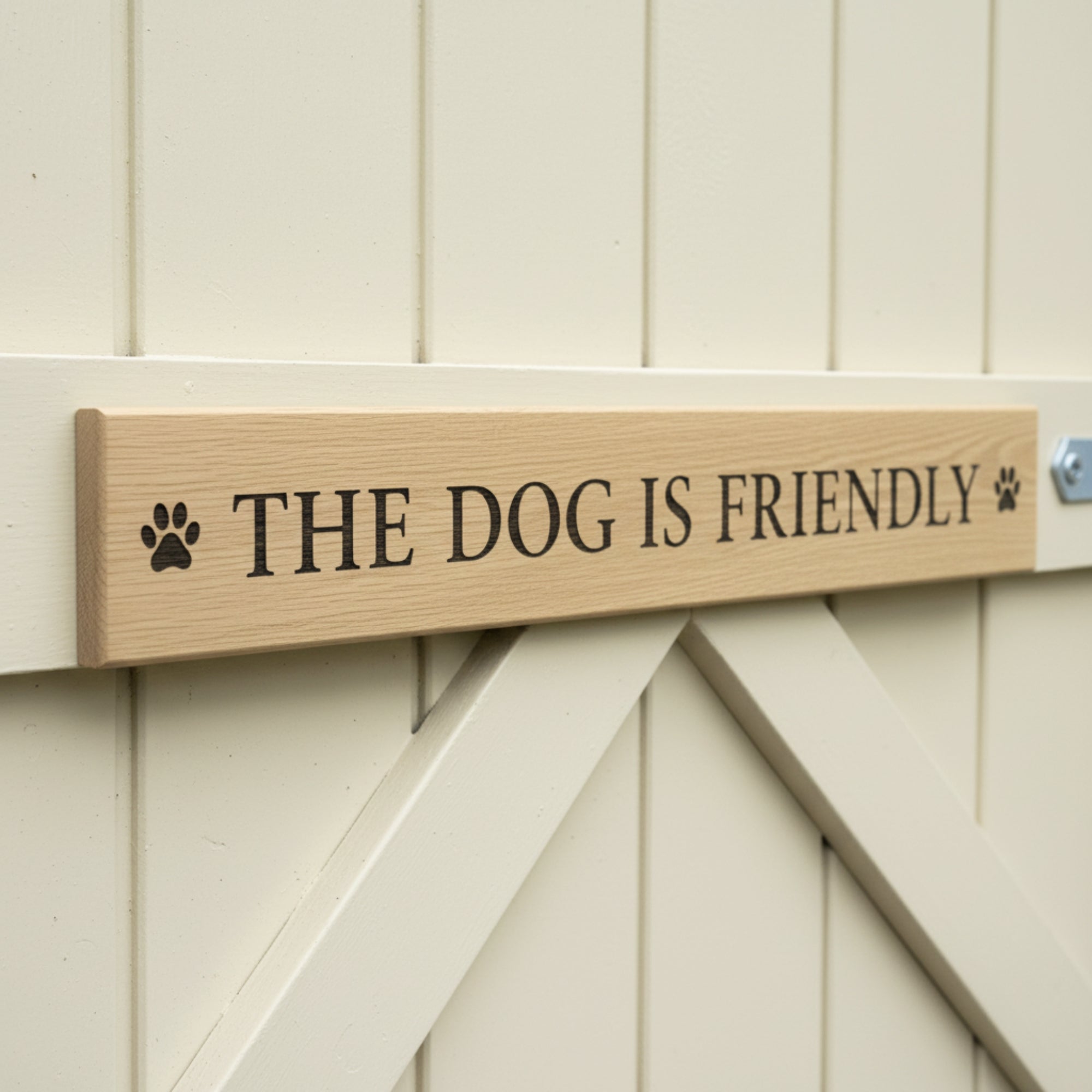 Personalised Accoya Wood Gate Sign | Engraved Wooden Gate Plaque | Premium Outdoor Sign | Mac and Lilly - Mac and Lilly