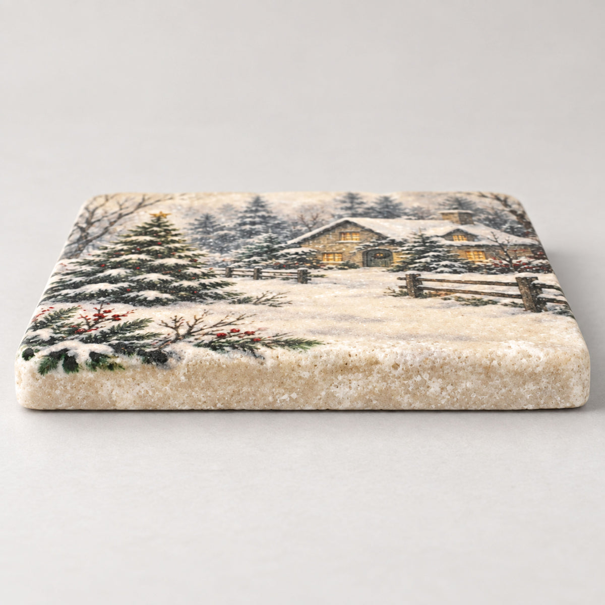 Christmas Marble Coasters | Mix & Match Winter Designs