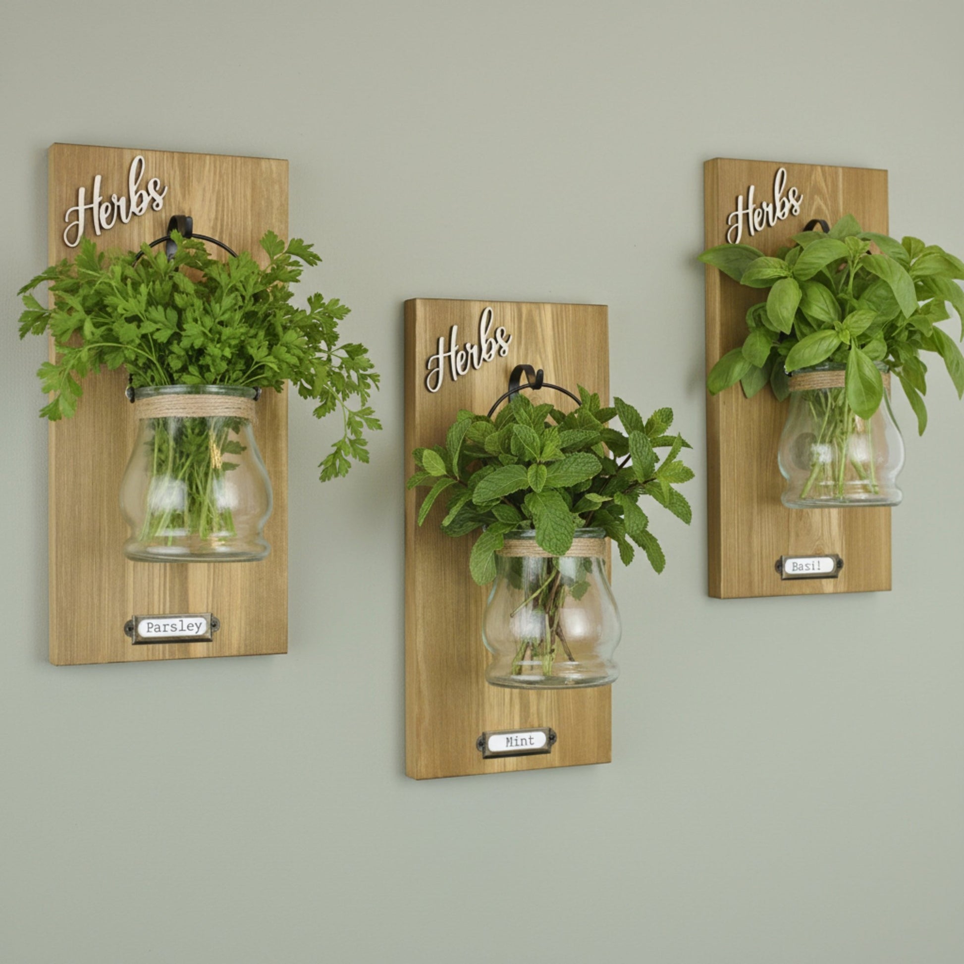 Wall - Mounted Herb Planter with Label Holder - Mac and Lilly