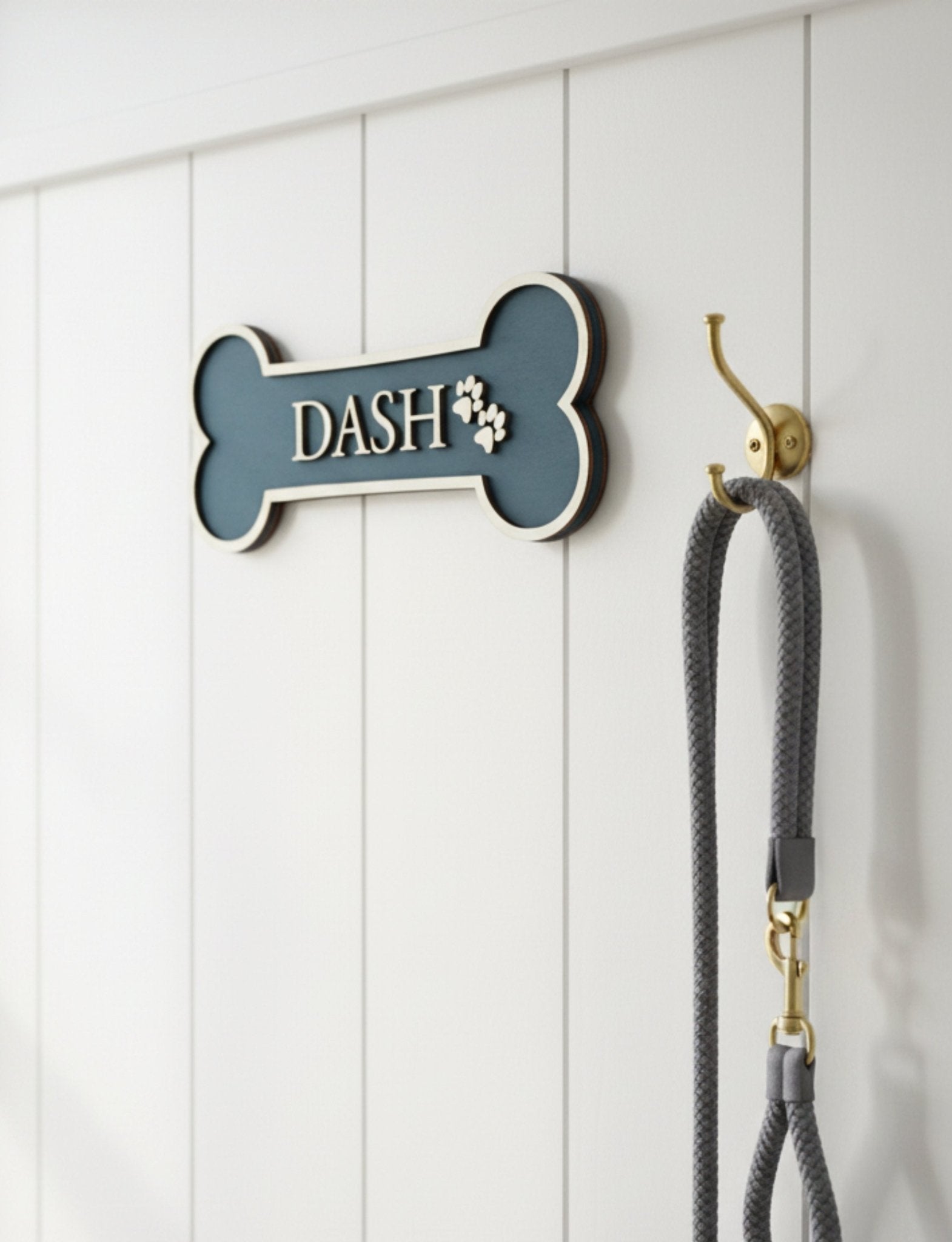 Personalised Dog Bone Wall Sign | Colour Collection - Mac and Lilly